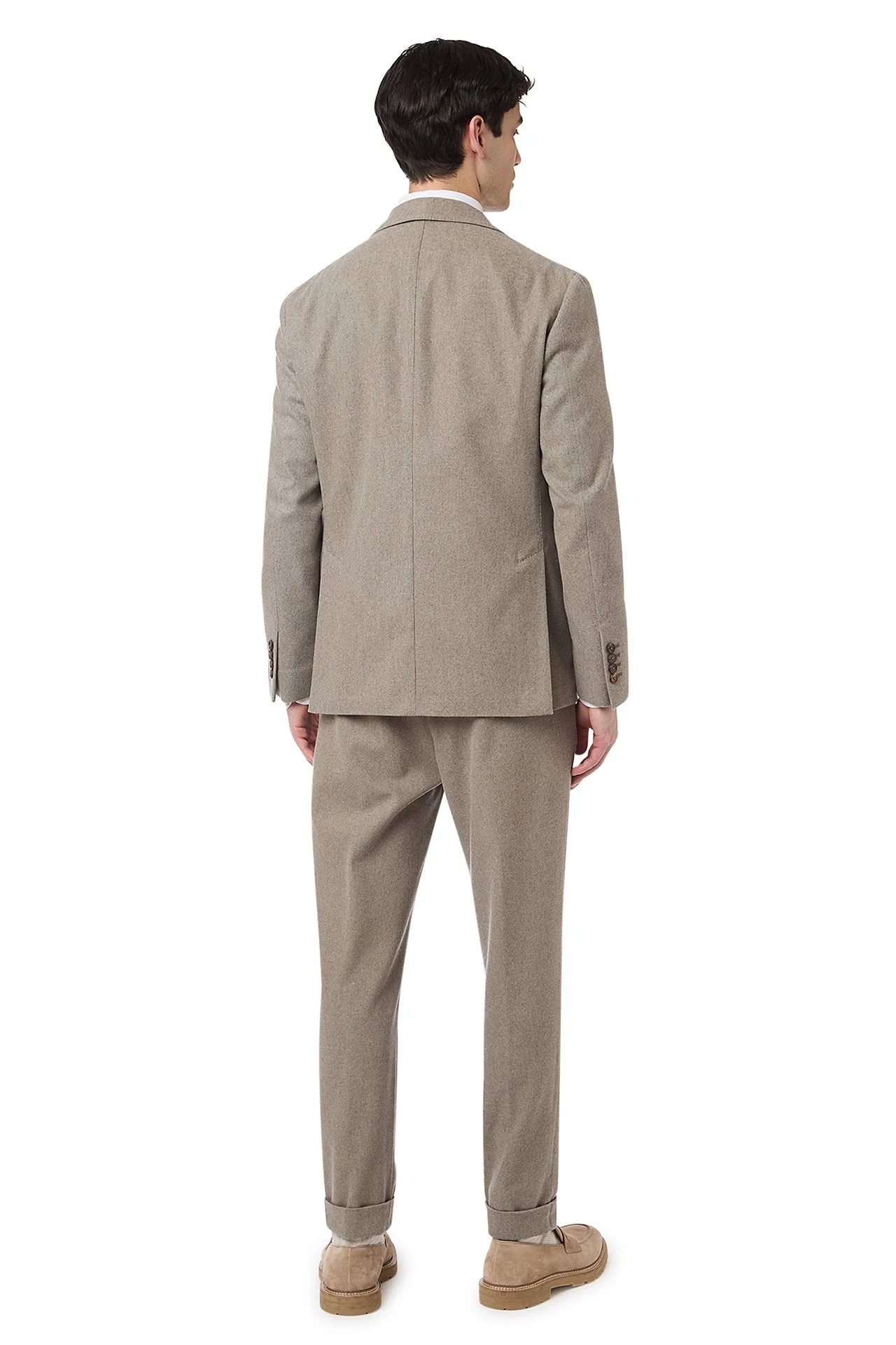 SINGLE-BREASTED SUIT WITH PENCED PANTS - Image 4