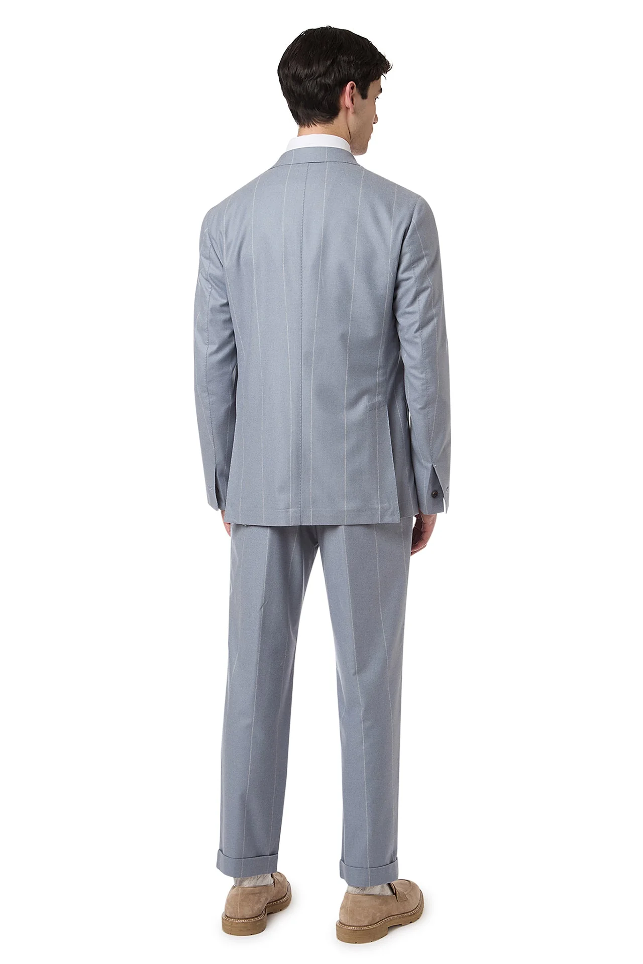 SINGLE-BREASTED SUIT WITH PENCED PANTS - Image 4