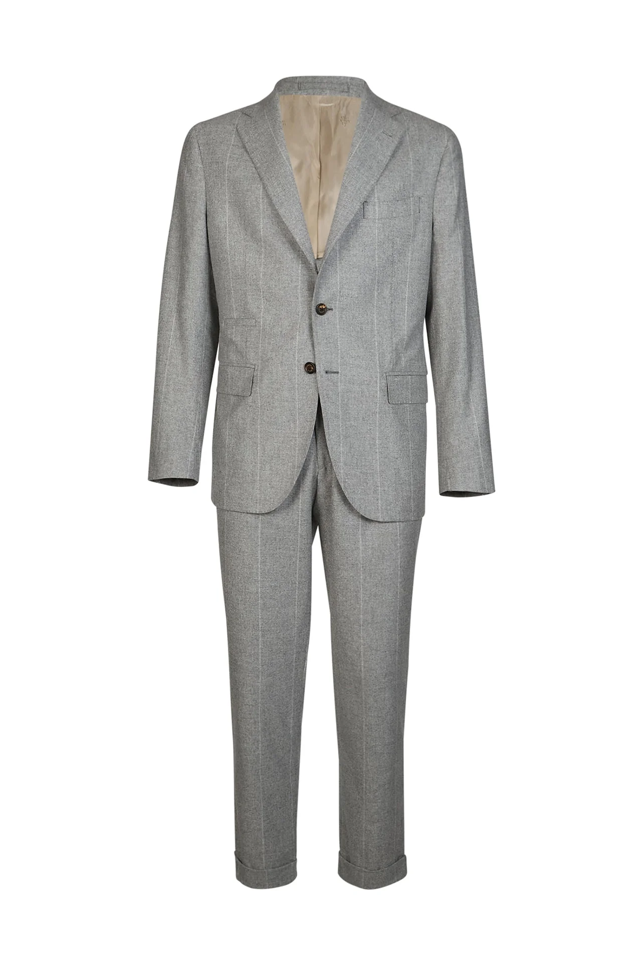 SINGLE-BREASTED SUIT WITH PENCED PANTS - Image 6
