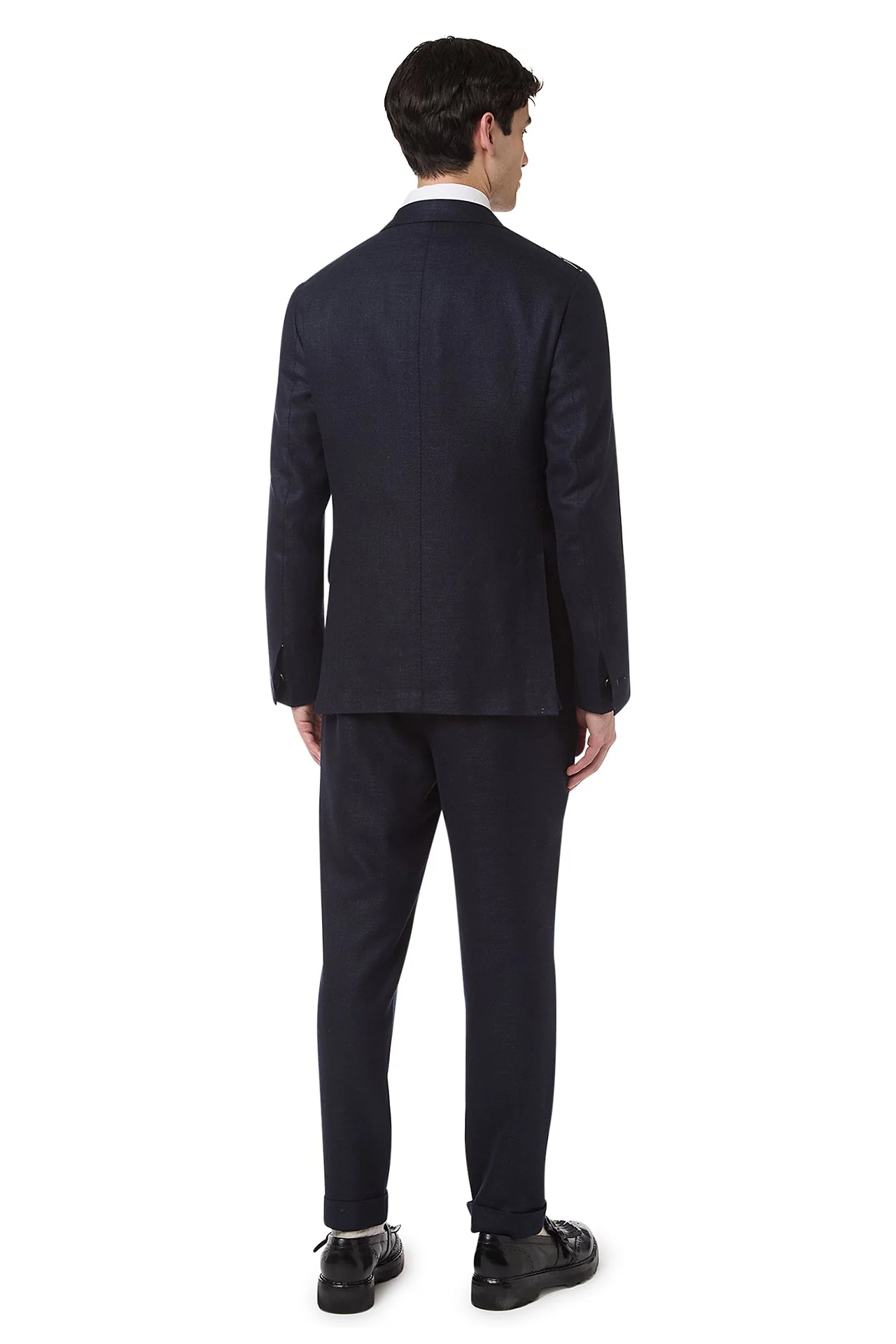 SINGLE-BREASTED SUIT WITH PENCED PANTS - Image 4