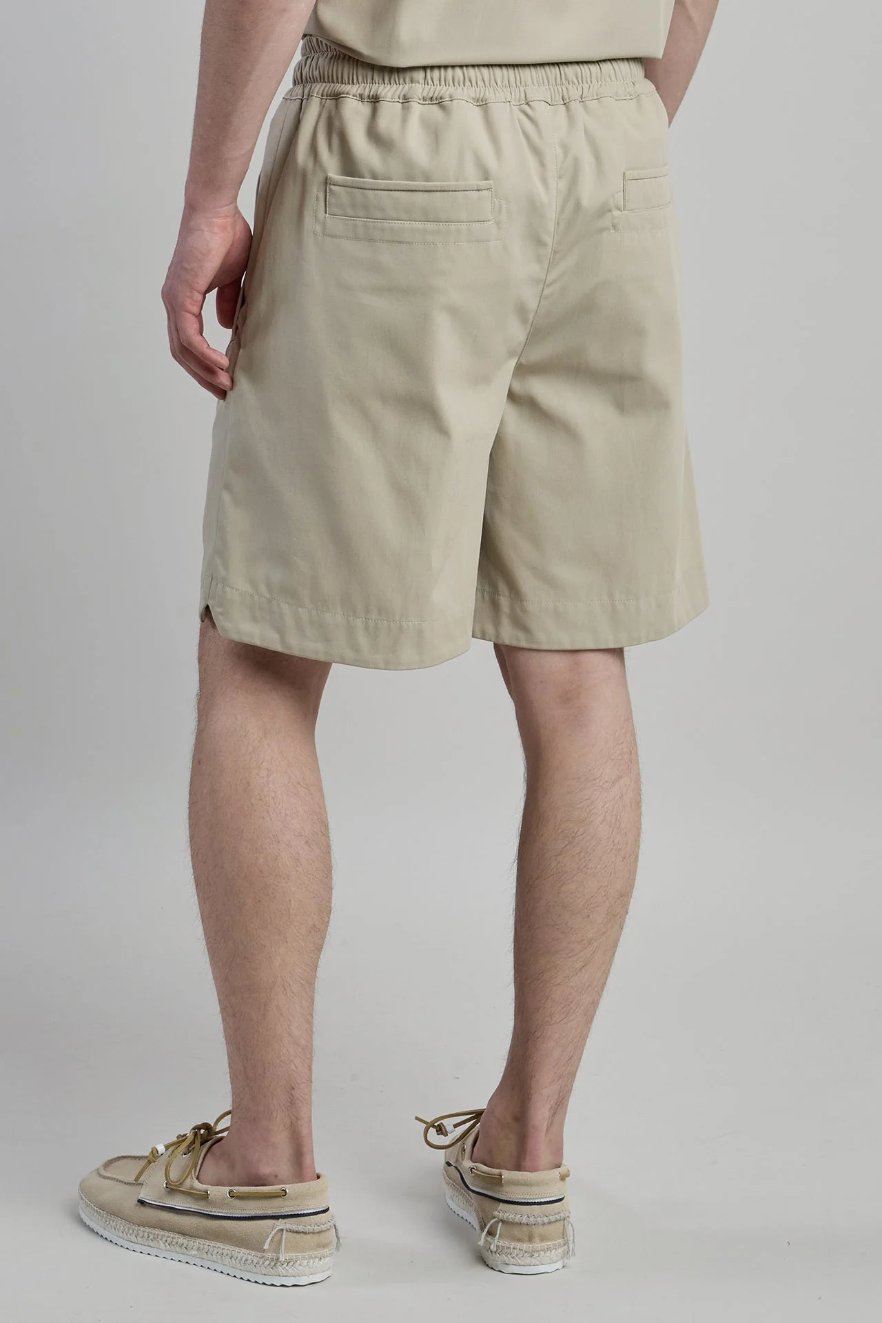 Men's Cotton Bermuda Shorts with Drawstring Waist | Eleventy - Image 3