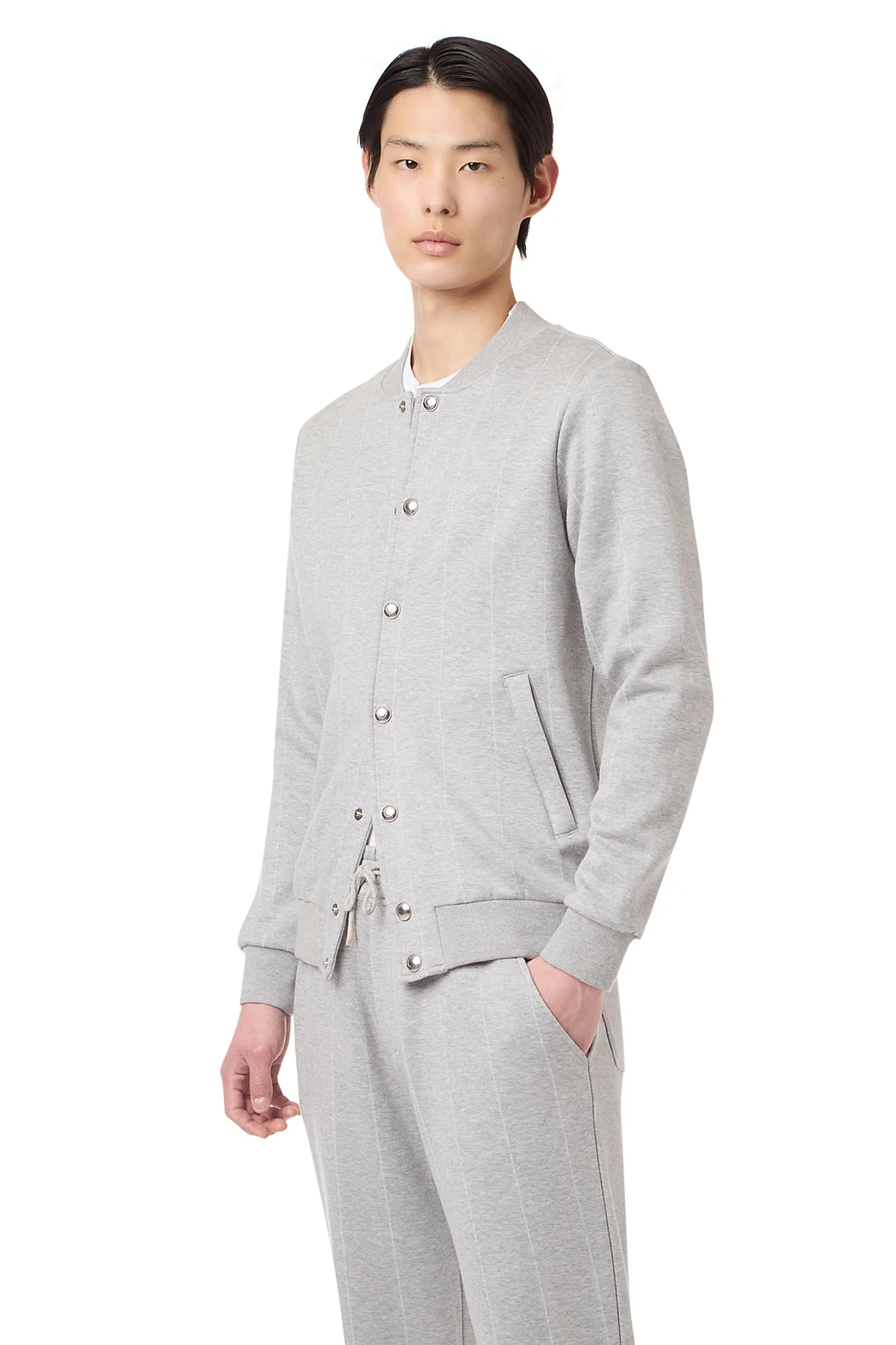 BOMBER JACKET WITH AUTOMATIC BUTTONS - Image 3