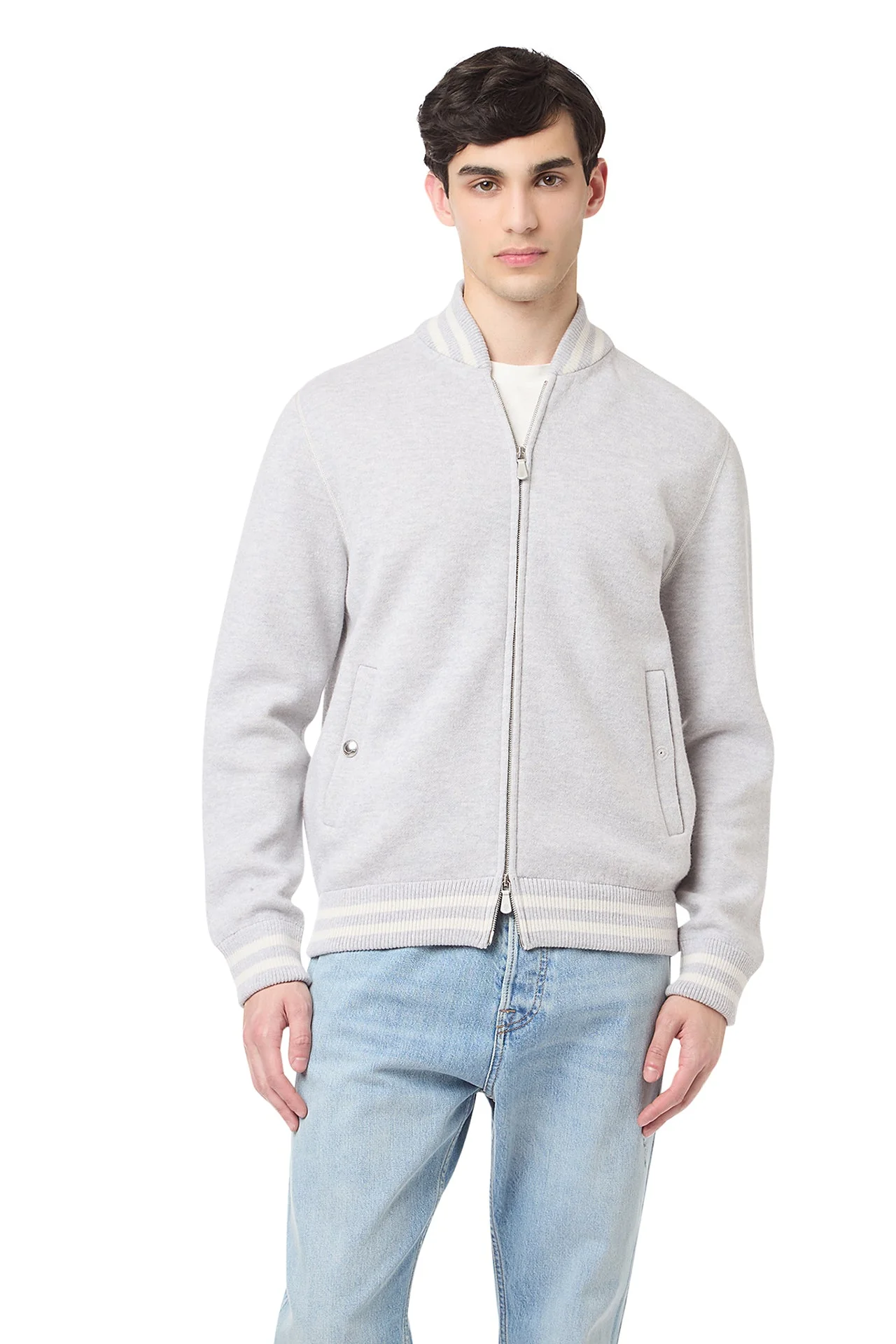 FULL ZIP WOOL BOMBER - Image 2
