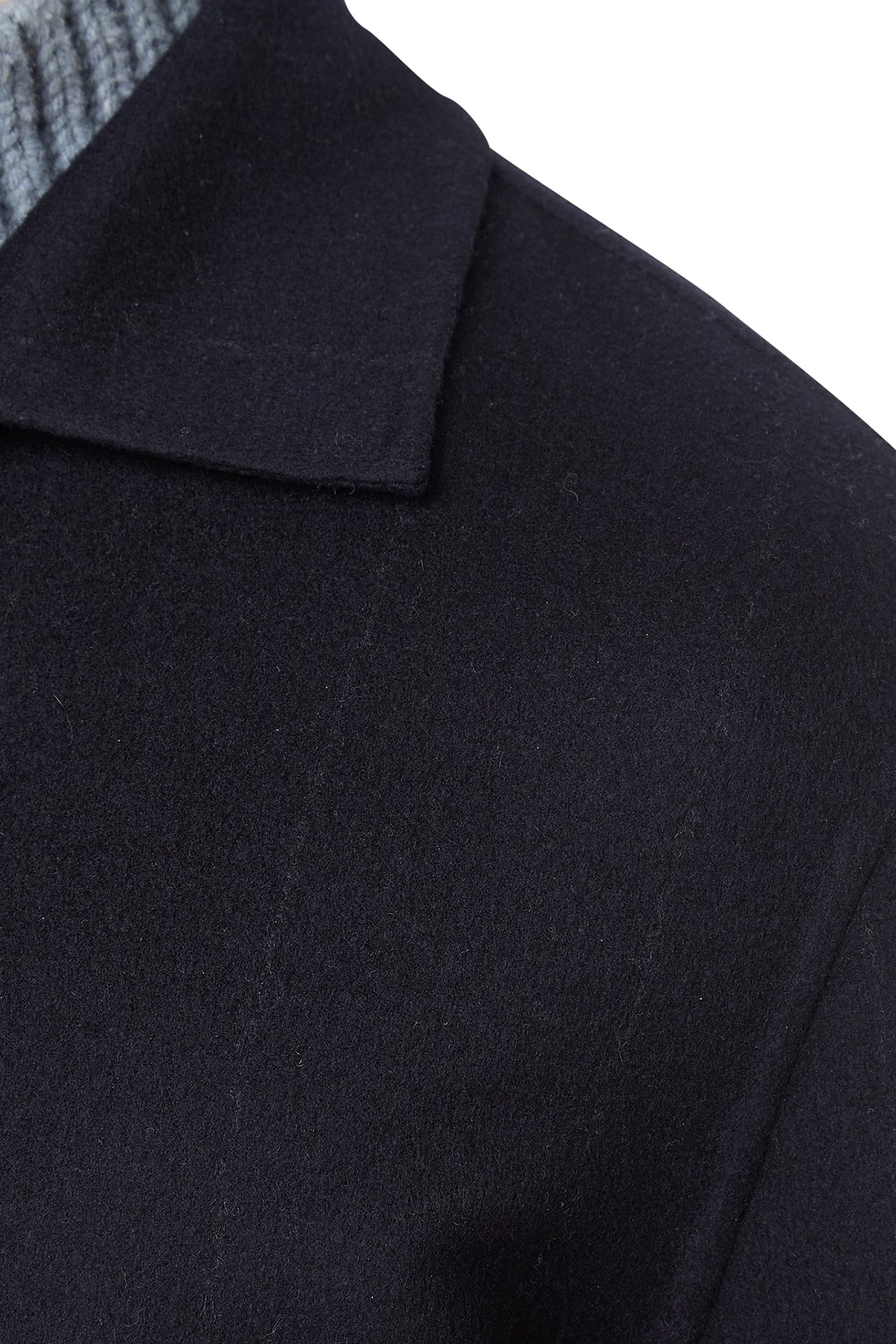 FULL ZIP BOMBER JACKET WITH SHIRT COLLAR - Image 5