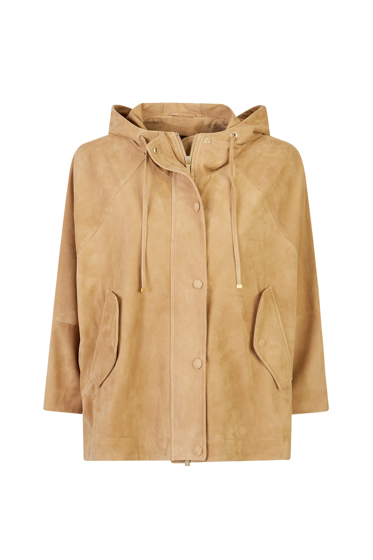 Women's Ultra-Light Suede Leather Bomber Jacket | Eleventy