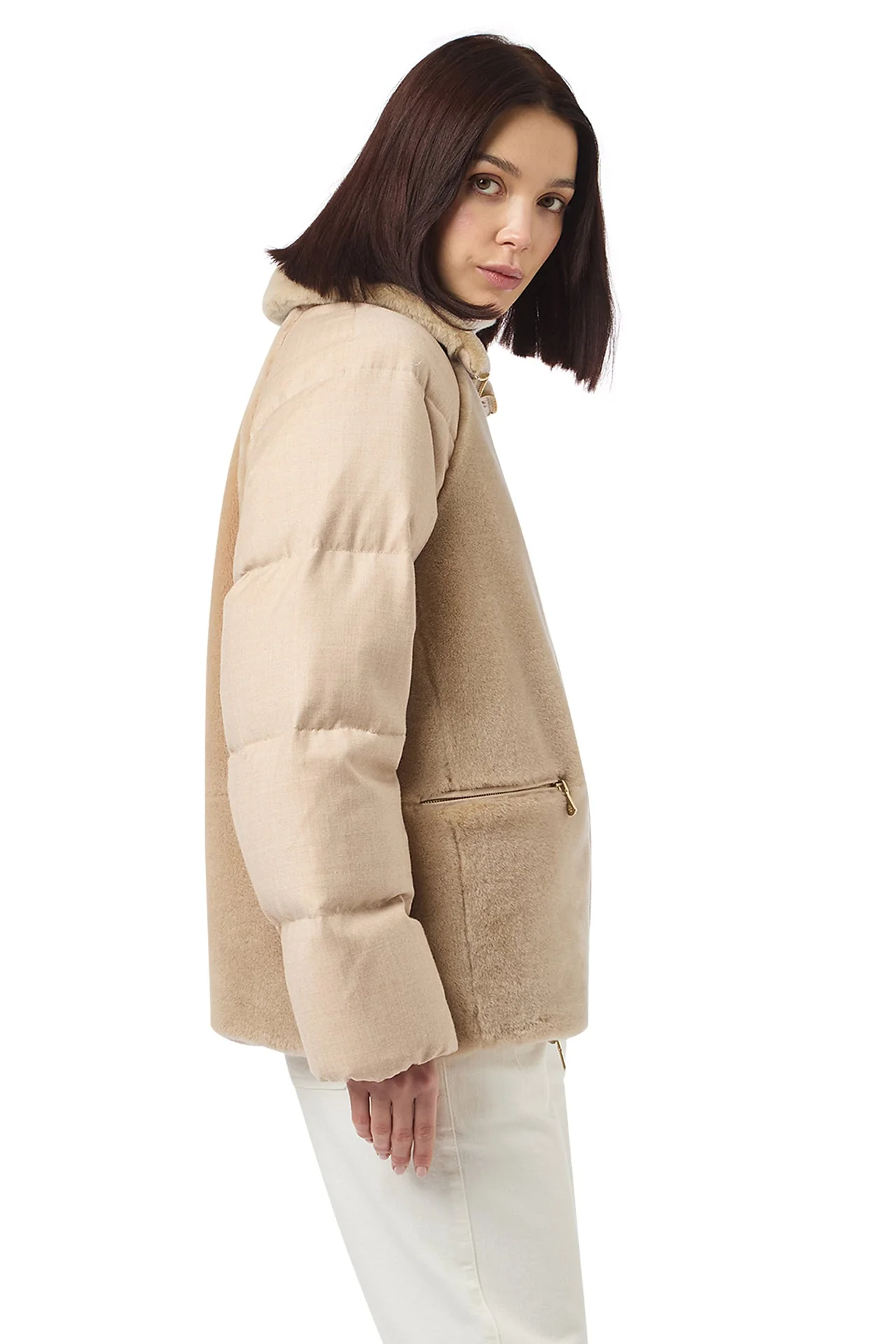 SHEARLING BOMBER JACKET SHEARLING + WOOL - Image 3