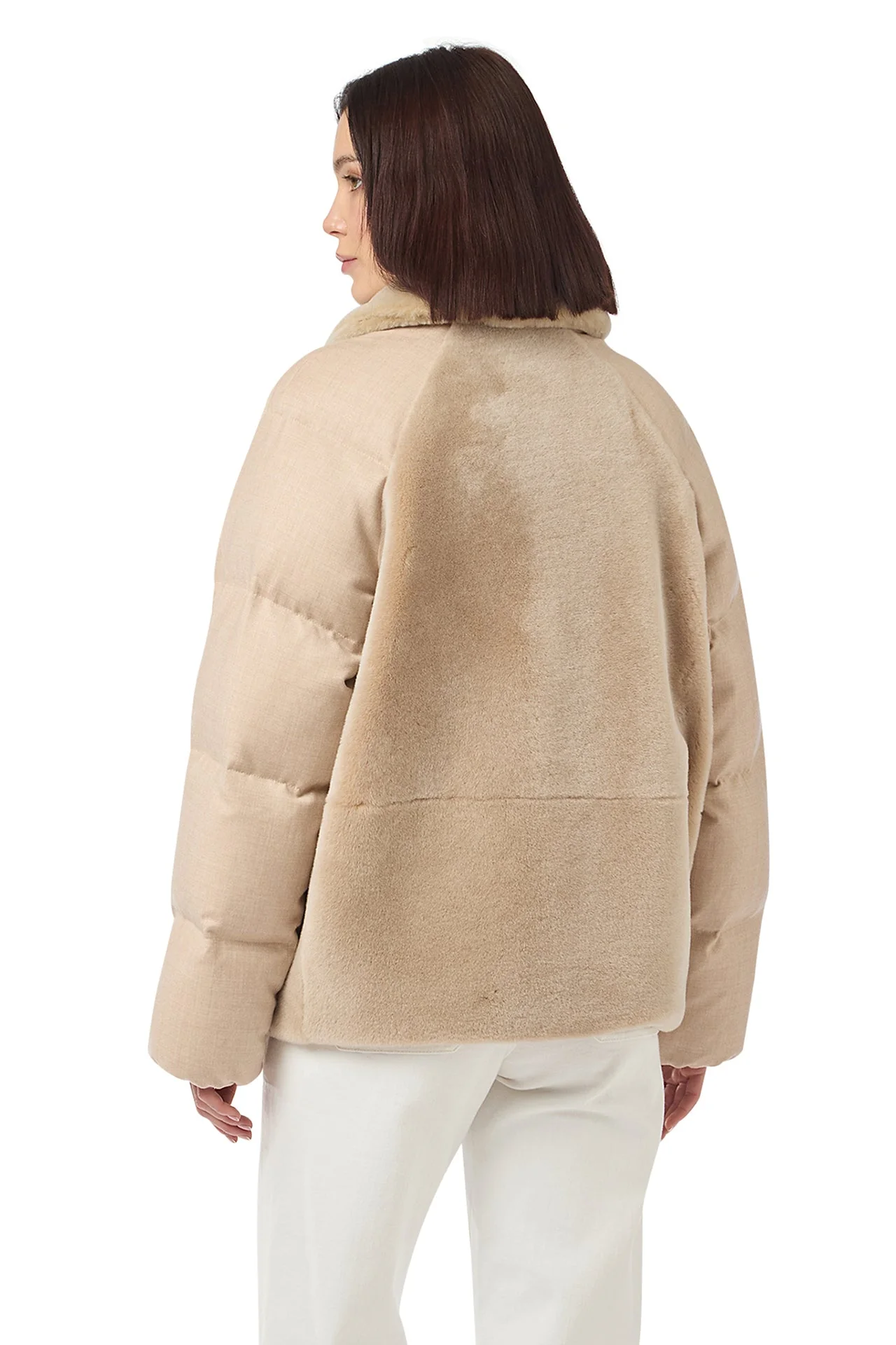 SHEARLING BOMBER JACKET SHEARLING + WOOL - Image 4