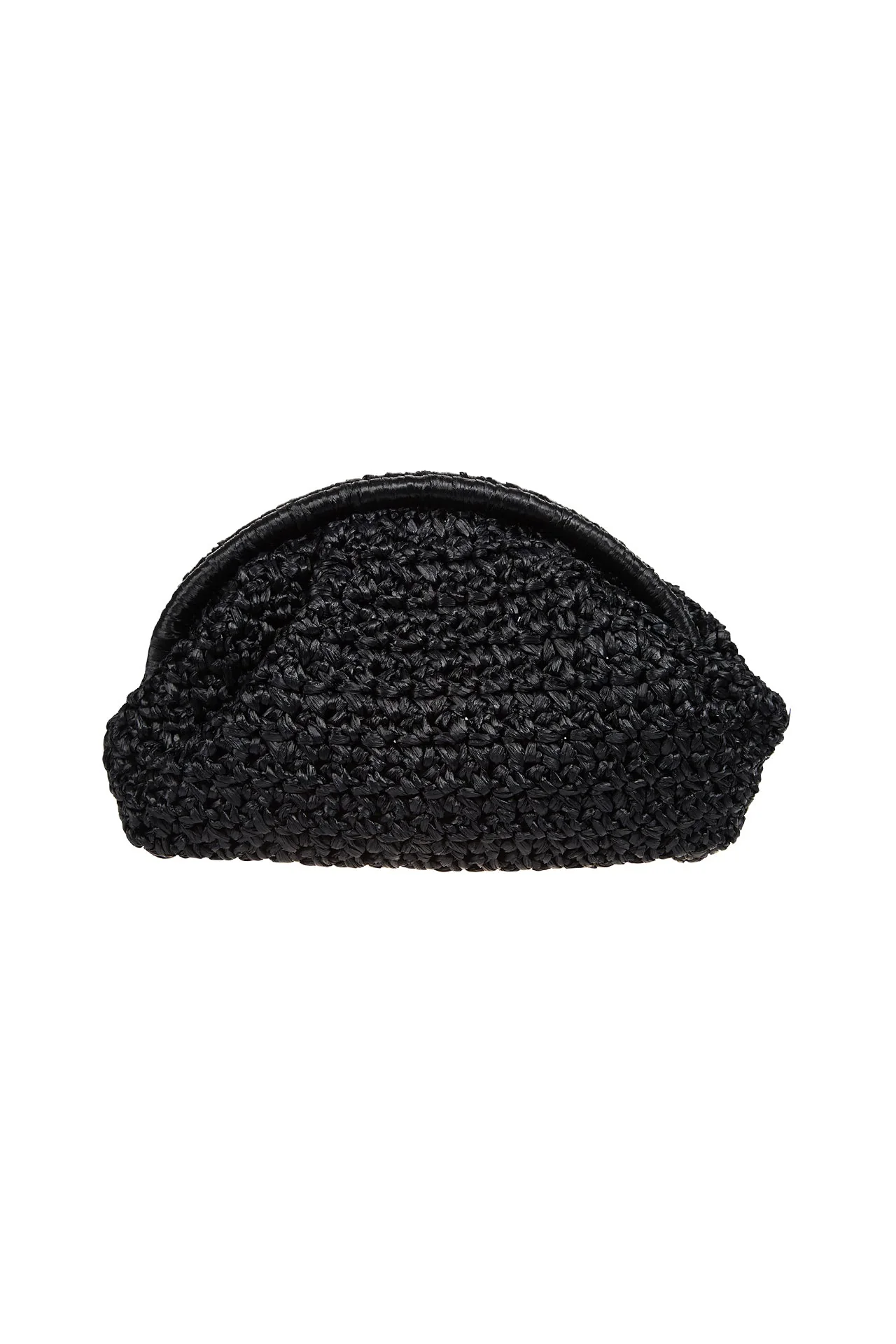 Hand-Woven Natural Raffia Clutch Bag for Women | Eleventy - Image 5