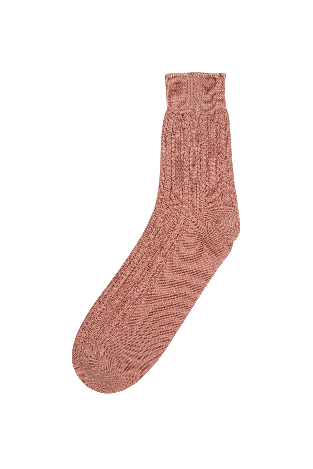 Women's Organic Cotton and Lurex Short Socks | Eleventy - Image 3