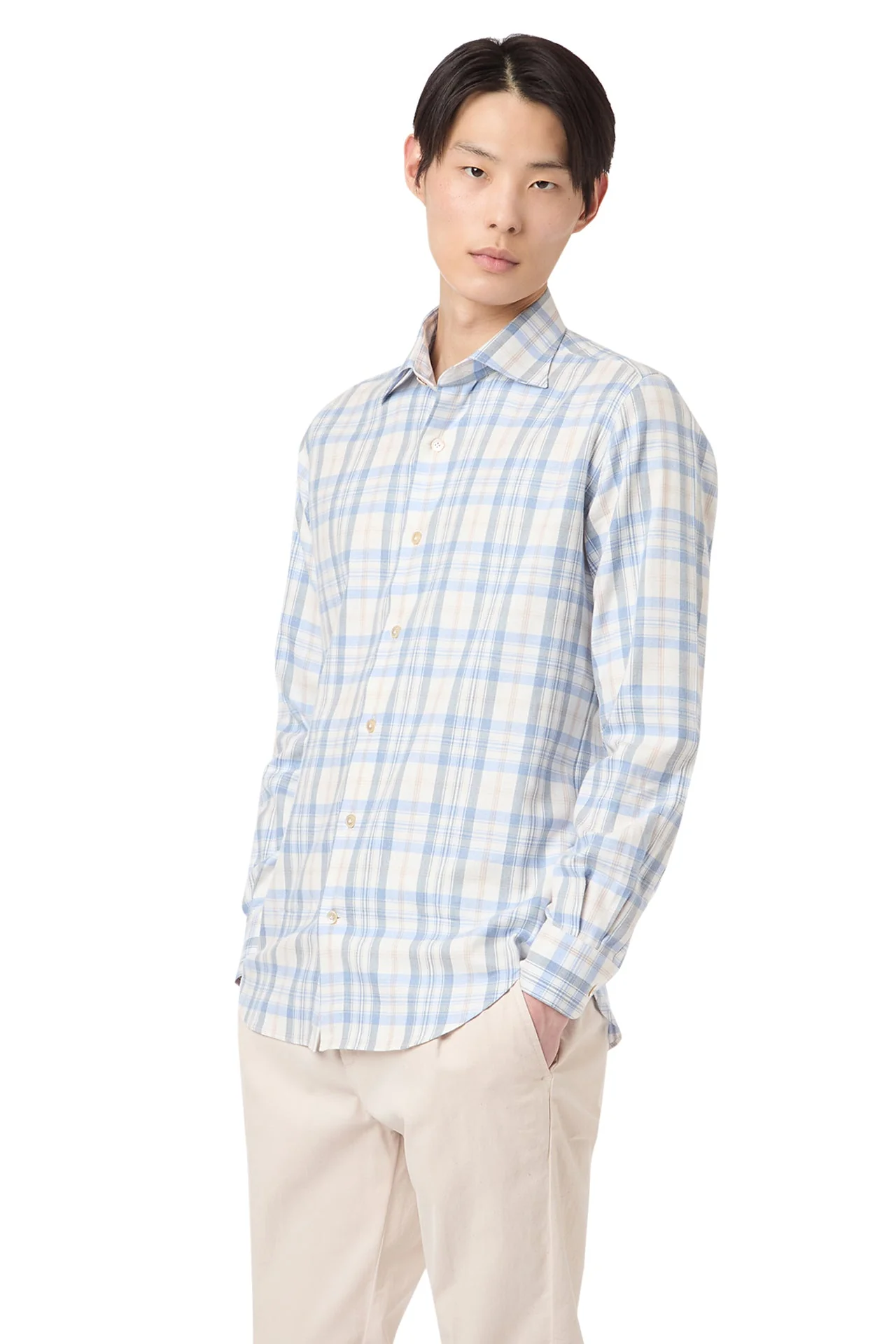 ML SHIRT WITH ITALIAN COLLAR - Image 2