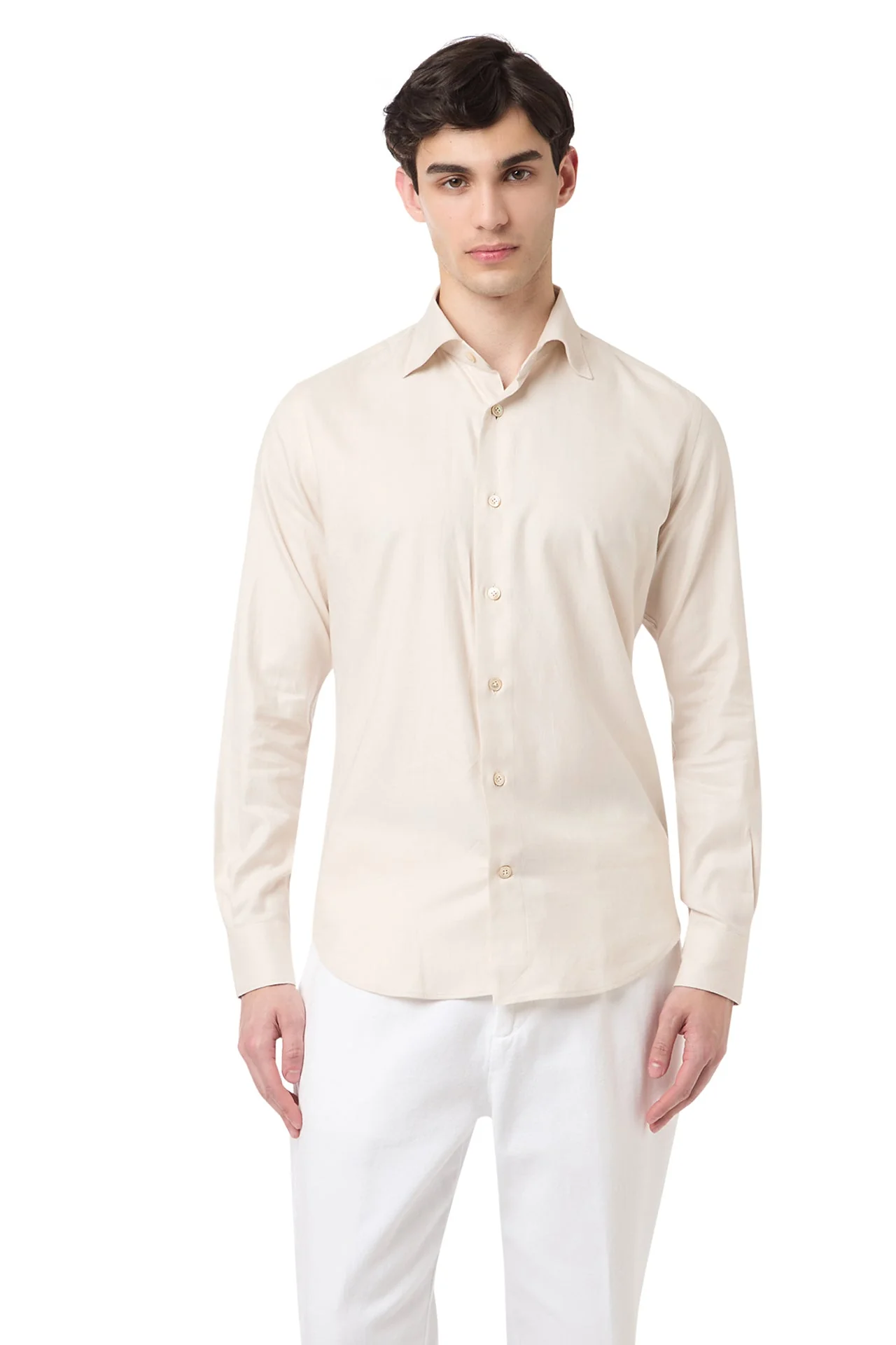 ML SHIRT WITH ITALIAN COLLAR