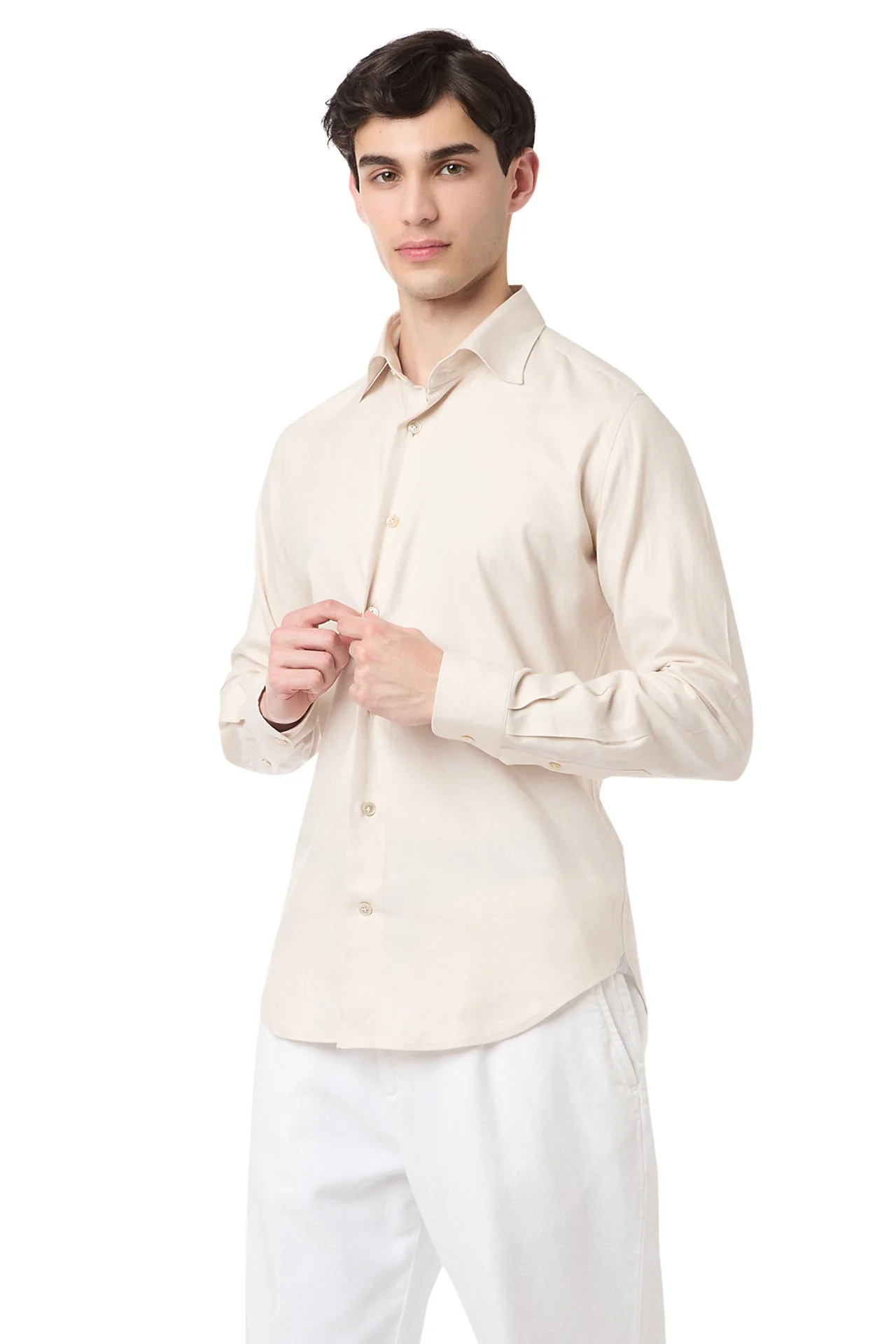 ML SHIRT WITH ITALIAN COLLAR - Image 2