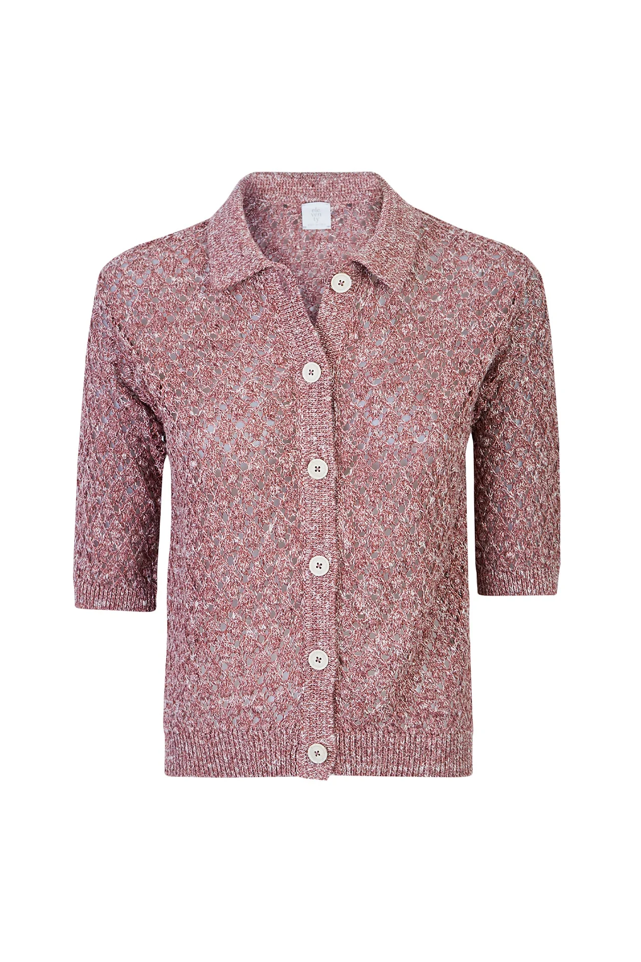 Women's Linen Cotton and Silk Knitted Overshirt | Eleventy