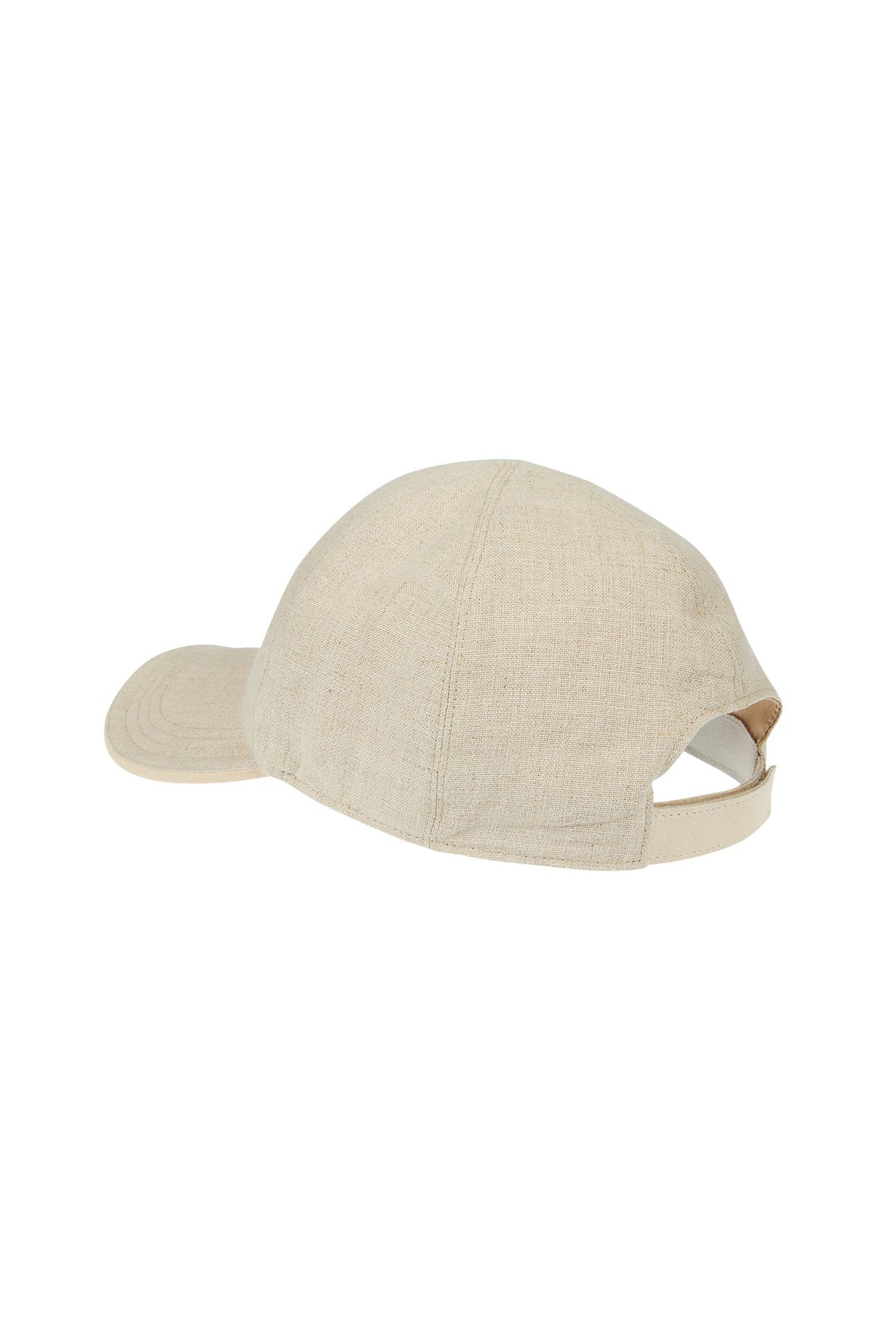 Men's Linen and Cotton Baseball Cap with Suede Accents | Eleventy - Image 2