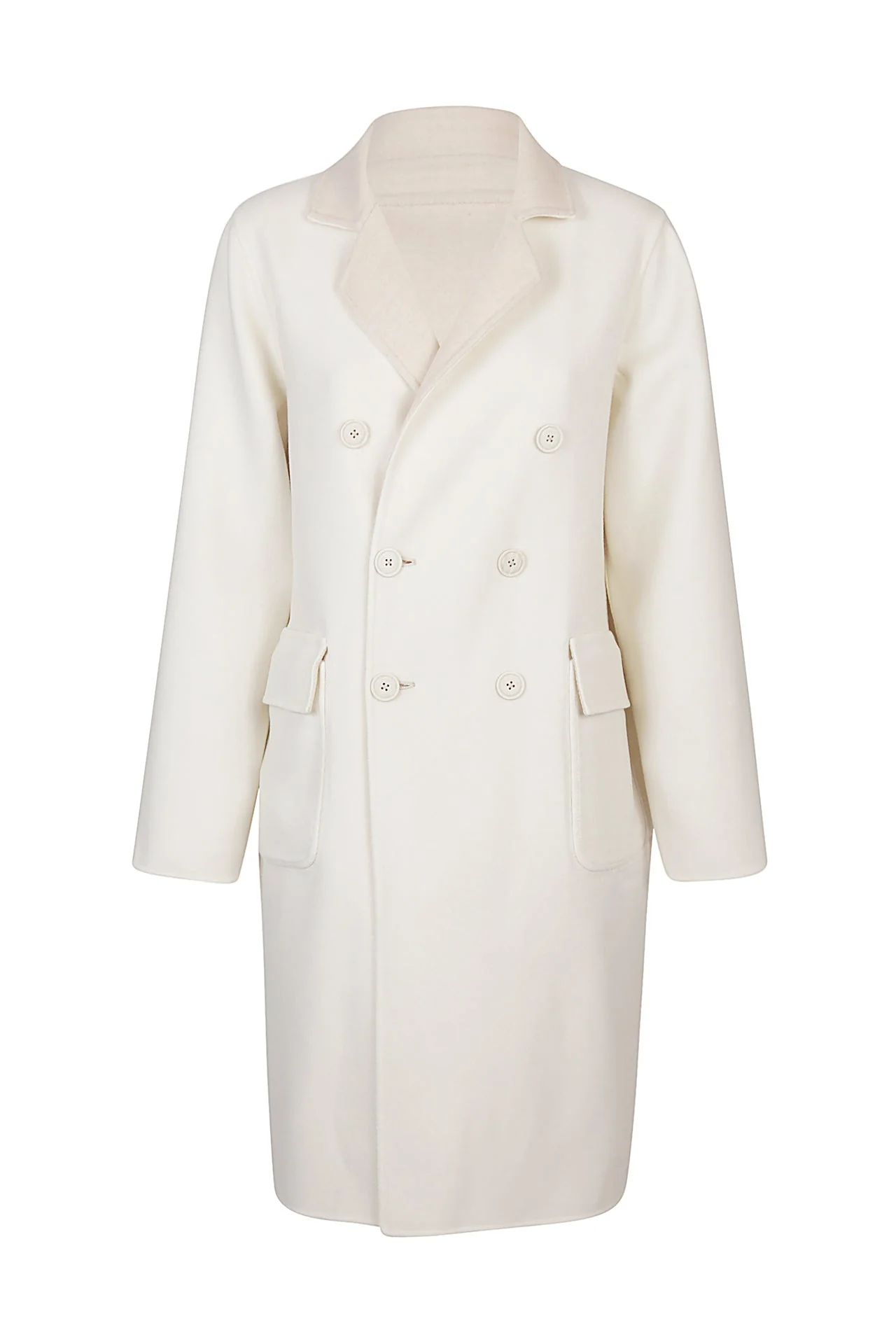 DOUBLE BREASTED WOOL COAT - Image 4