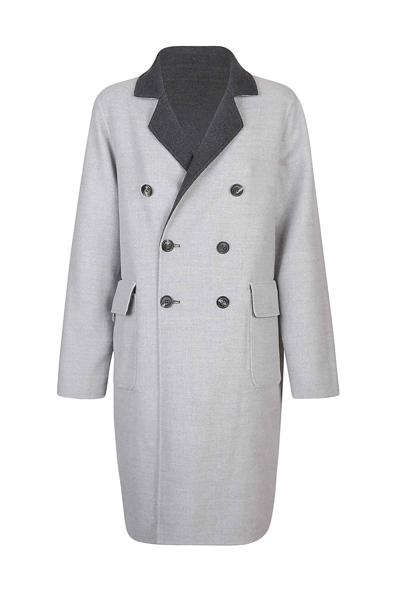 DOUBLE BREASTED WOOL COAT - Image 7