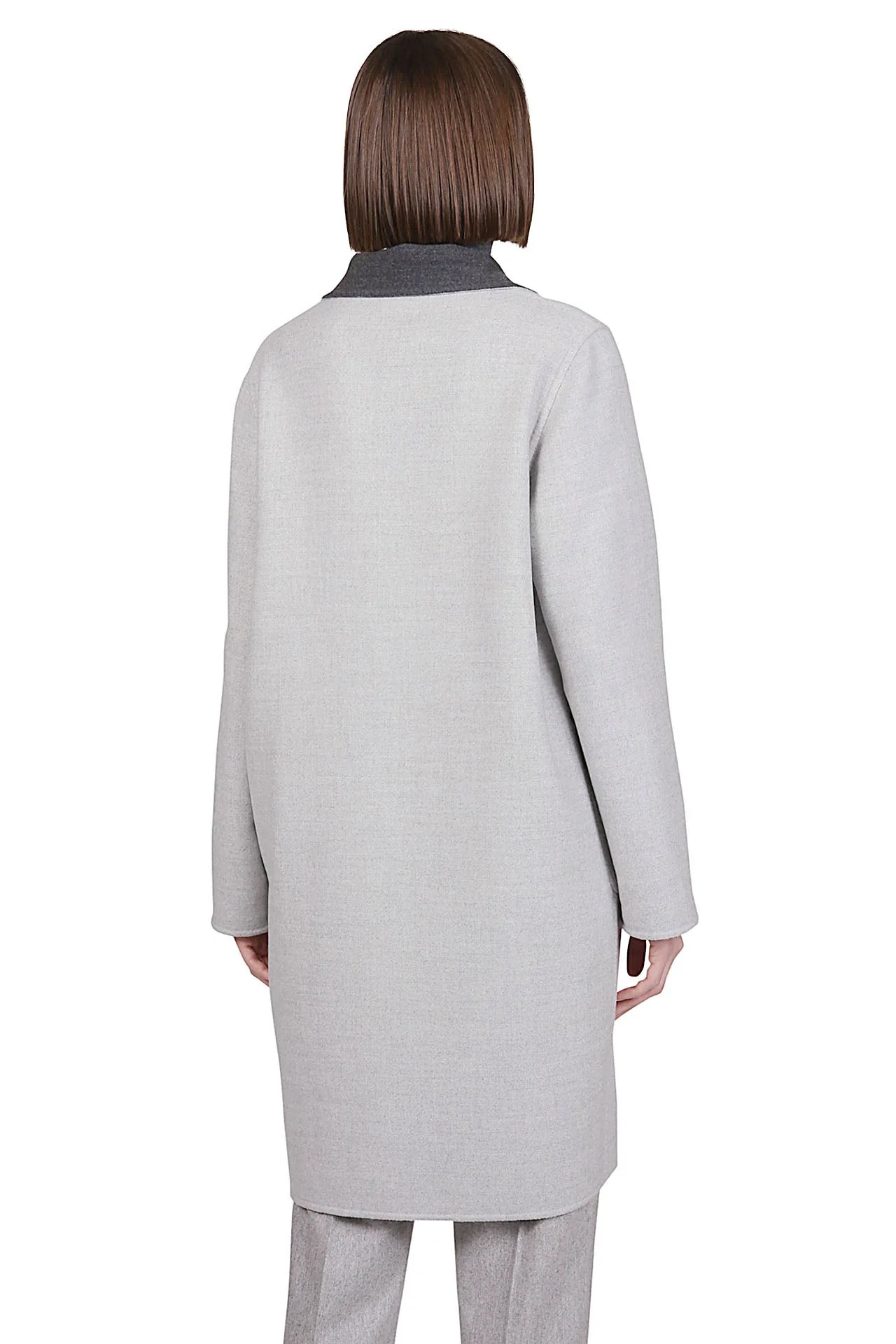 DOUBLE BREASTED WOOL COAT - Image 9