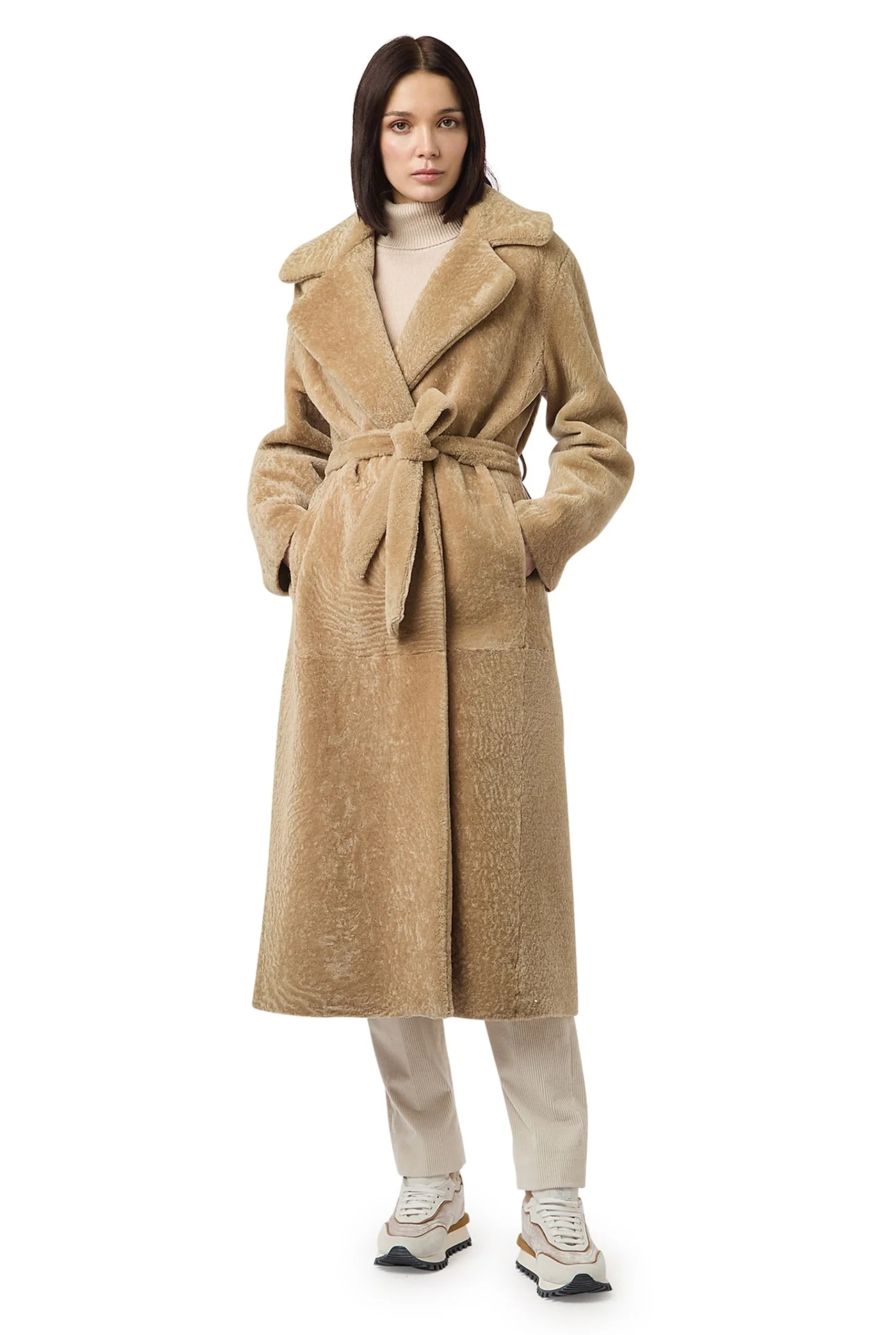 LONG SHEARLING COAT - Image 2