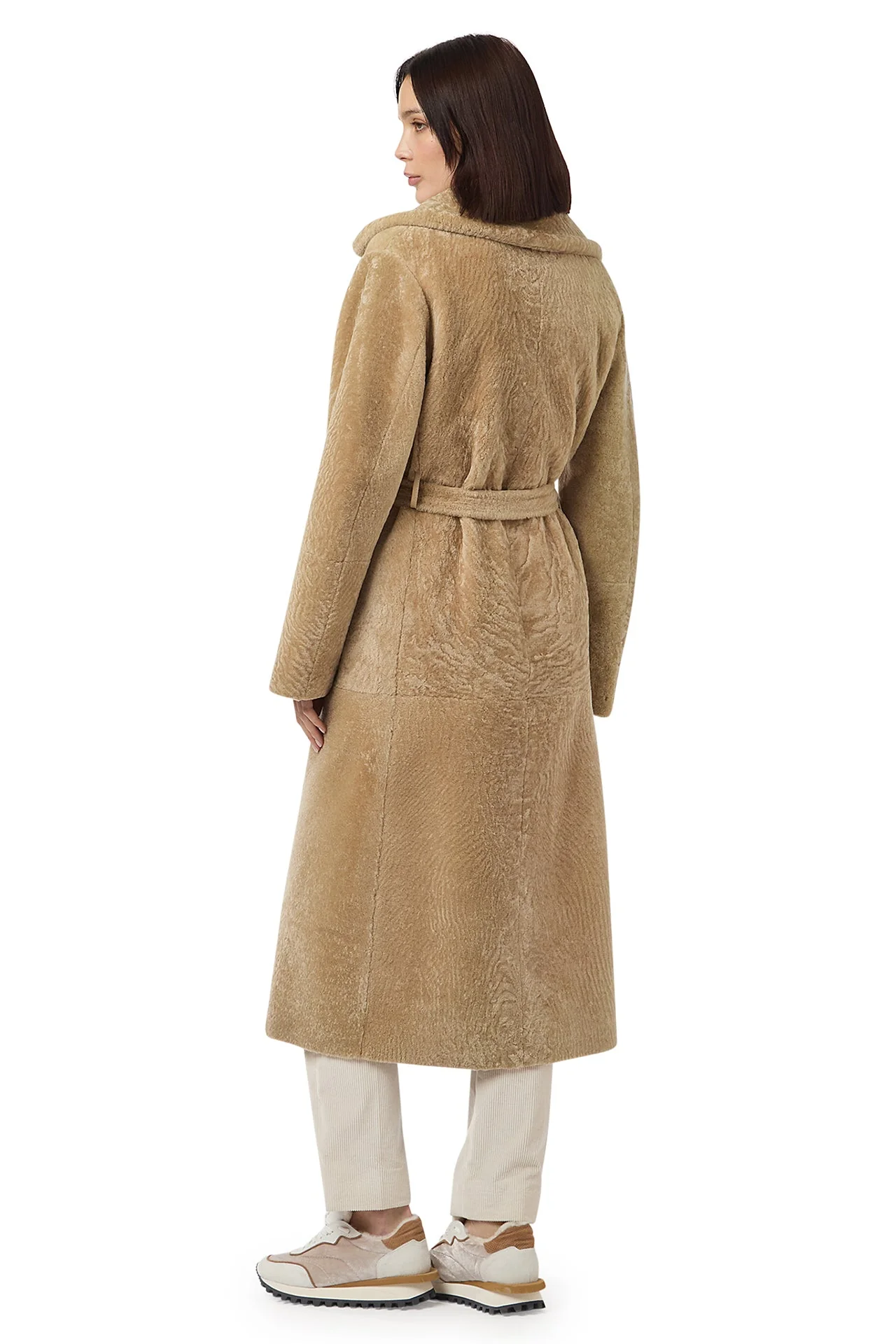 LONG SHEARLING COAT - Image 4