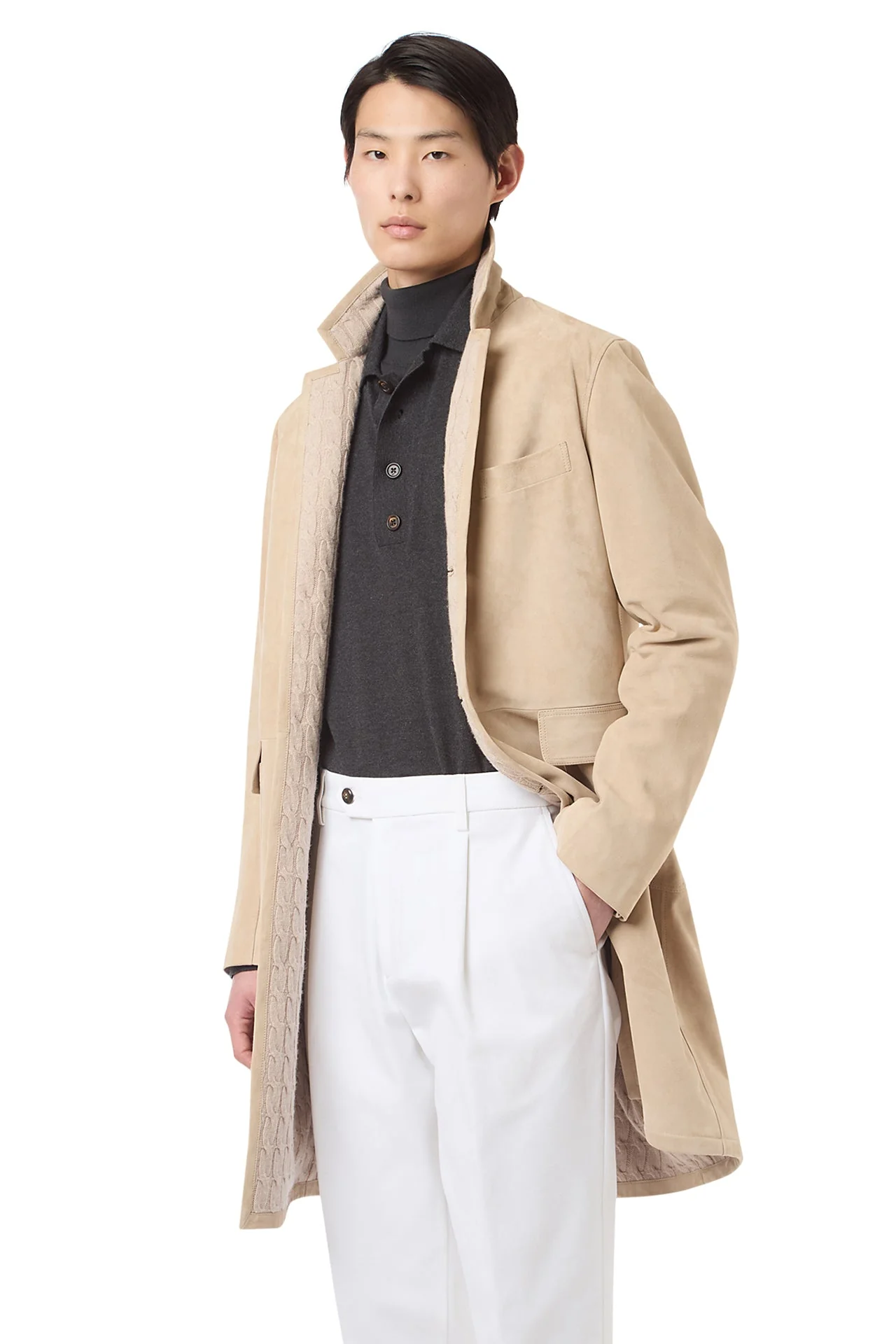 STANDING COLLAR COAT - Image 3