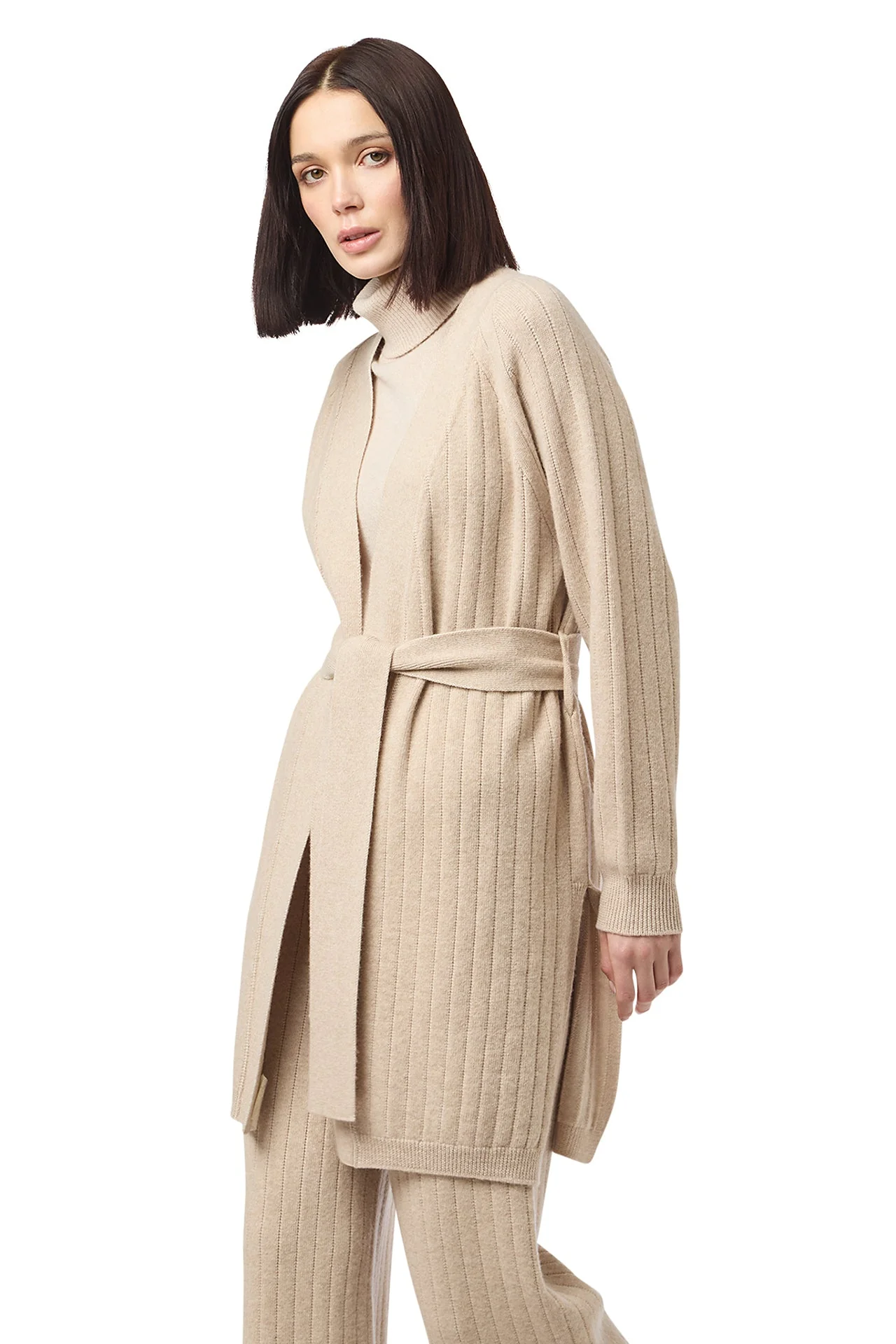 RIBBED KNIT CARDIGAN - Image 3