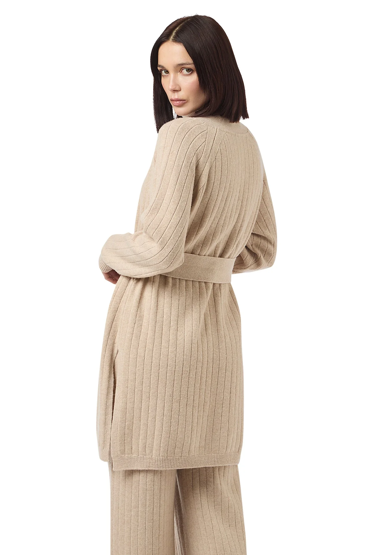 RIBBED KNIT CARDIGAN - Image 4