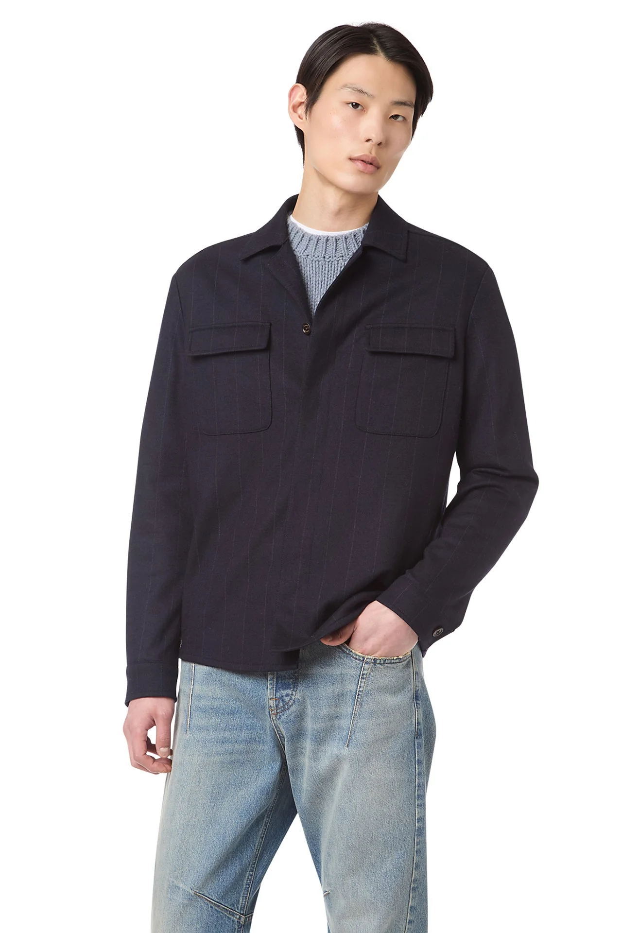 2-POCKET OVER-SHIRT JACKET - Image 3