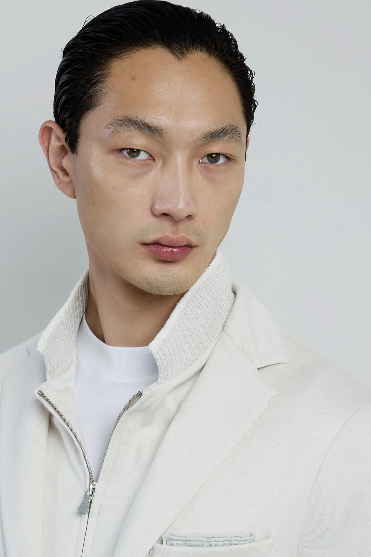 Men's Cotton Linen Jacket with Detachable Bib | Eleventy - Image 5
