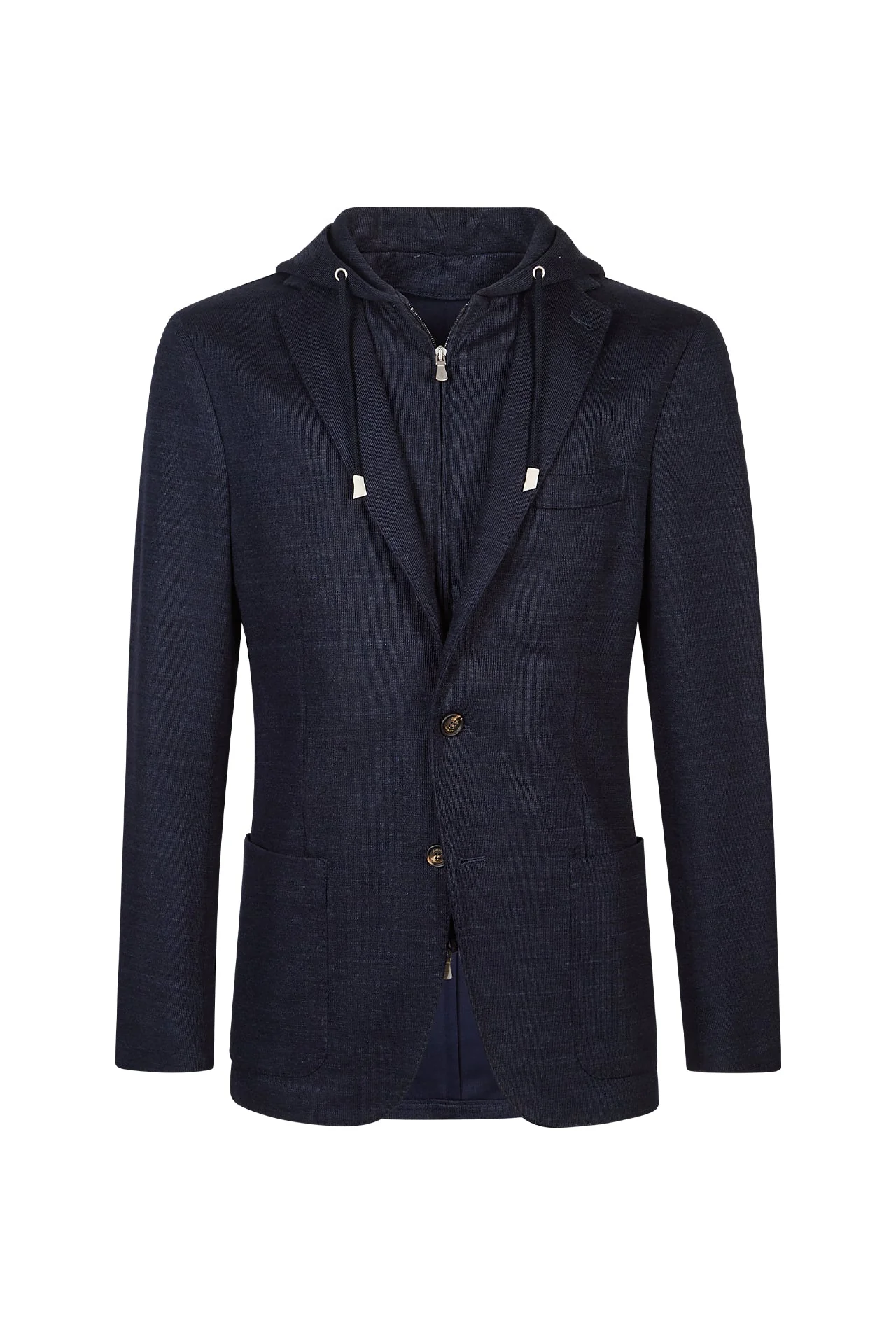 Men's Linen, Cotton and Tencel Jacket with Bib | Eleventy