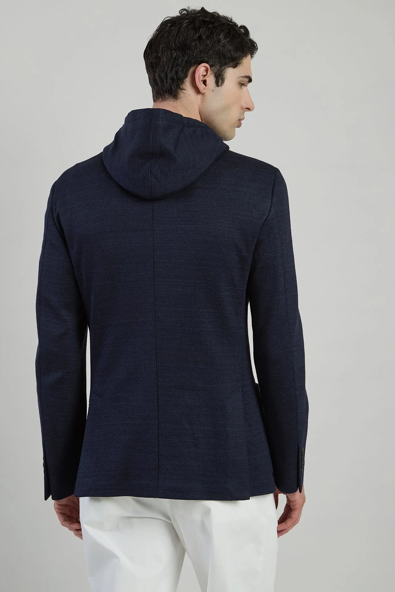 Men's Linen, Cotton and Tencel Jacket with Bib | Eleventy - Image 3