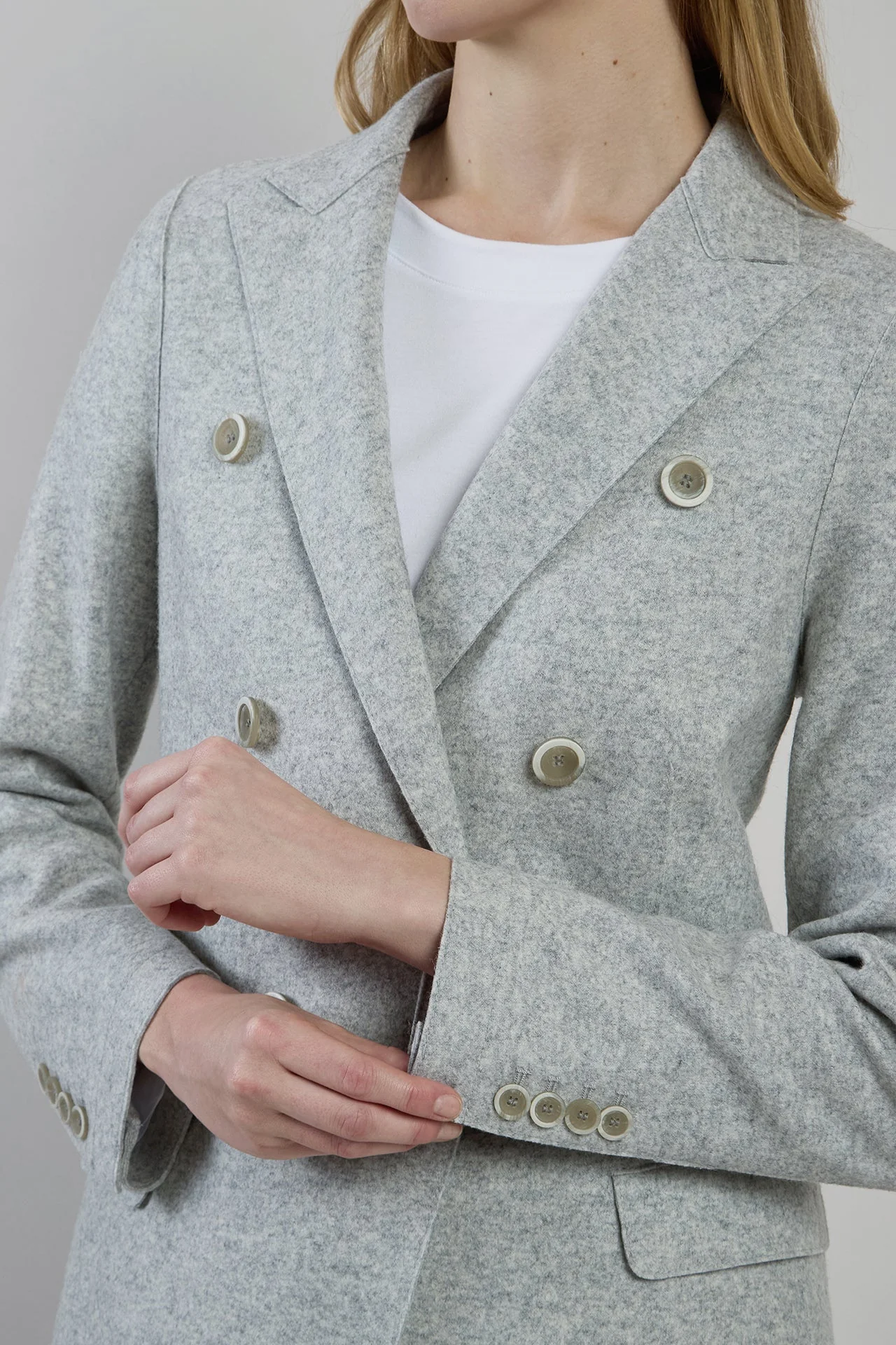 DOUBLE-BREASTED WOOL JACKET - Image 4