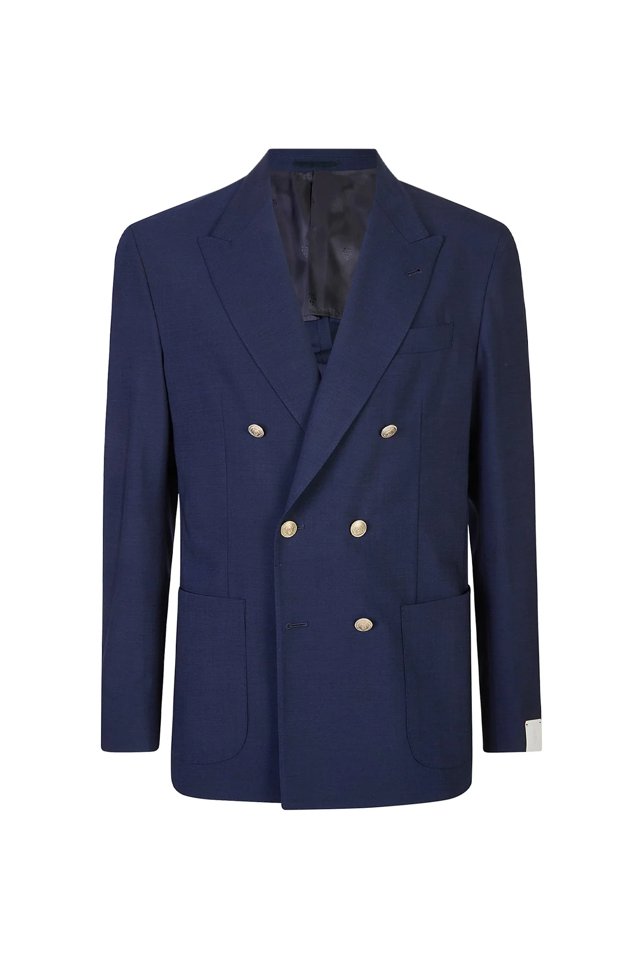 Regular Fit Bi-Stretch Wool Double-Breasted Jacket | Eleventy
