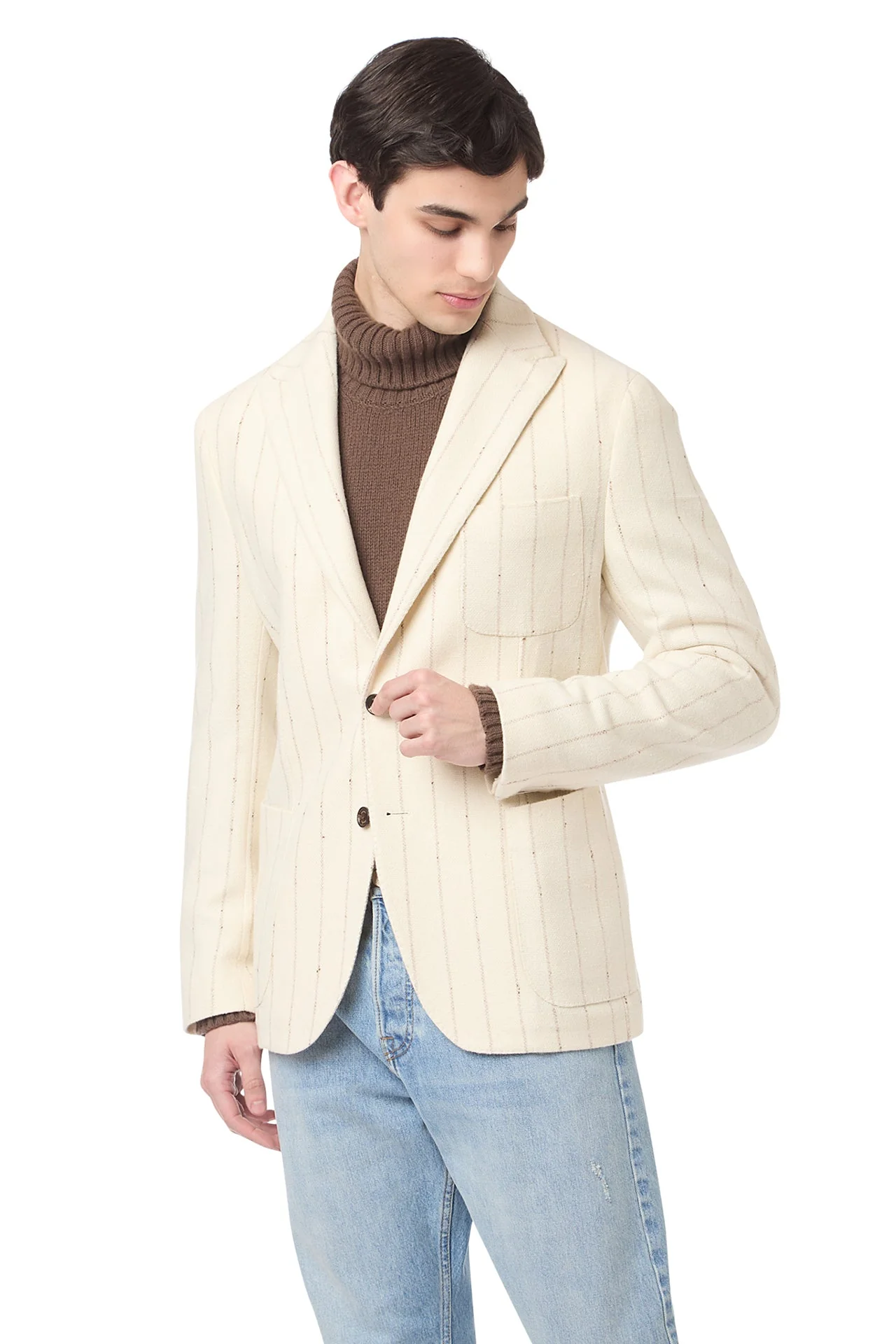 SOFT JACKET WITH 3 PATCH POCKETS - Image 3