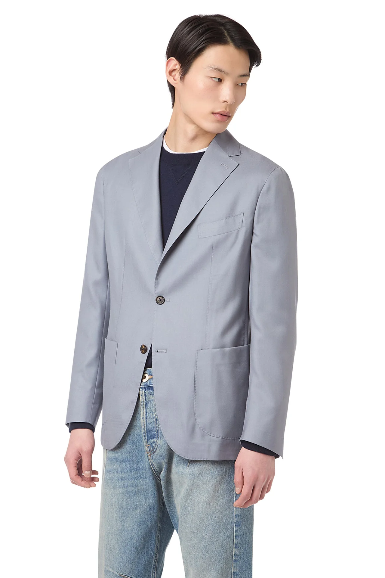 SOFT JACKET WITH PATCH POCKET - Image 3