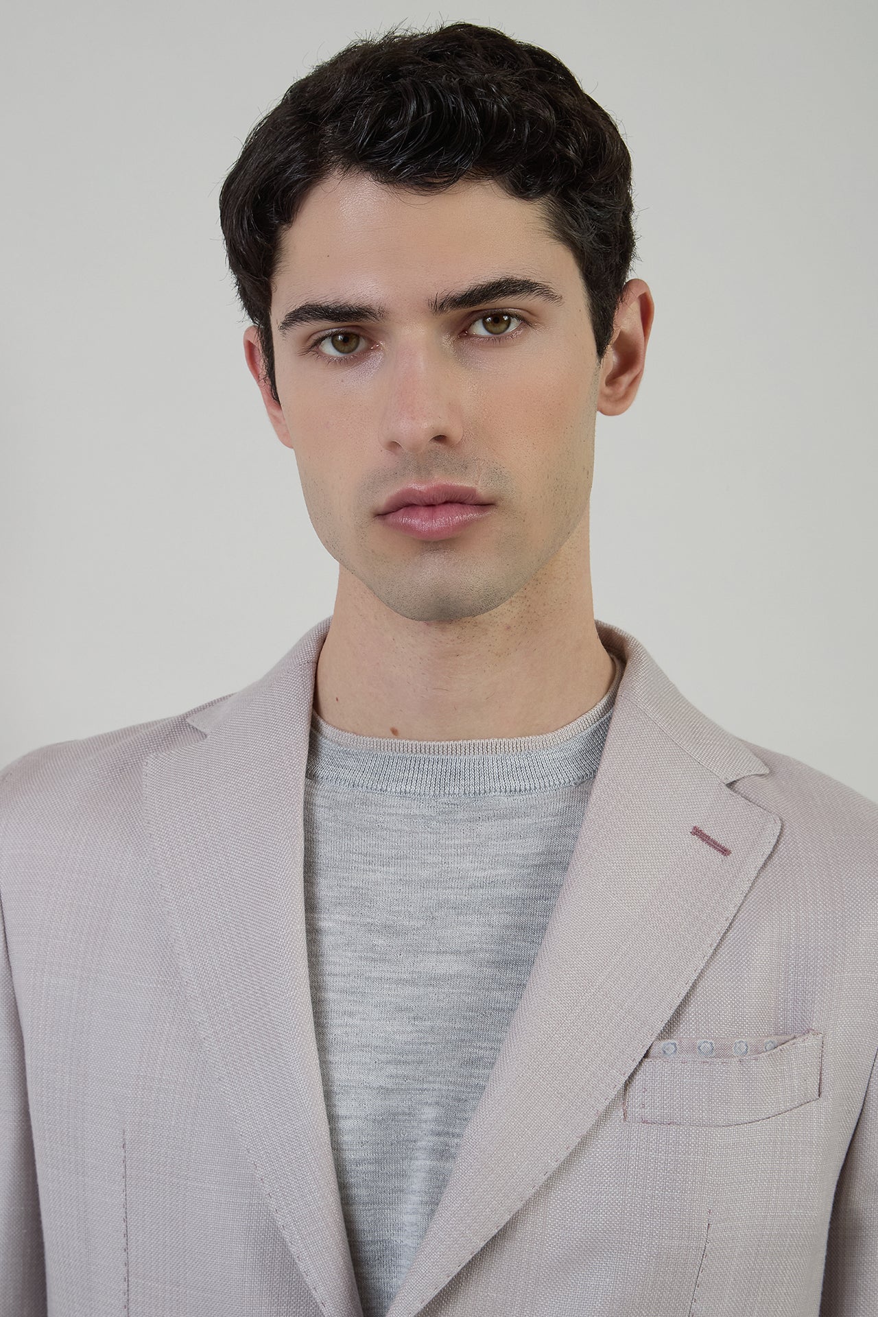 Men's Single-Breasted Cashmere Silk Linen Jacket | Eleventy - Image 4
