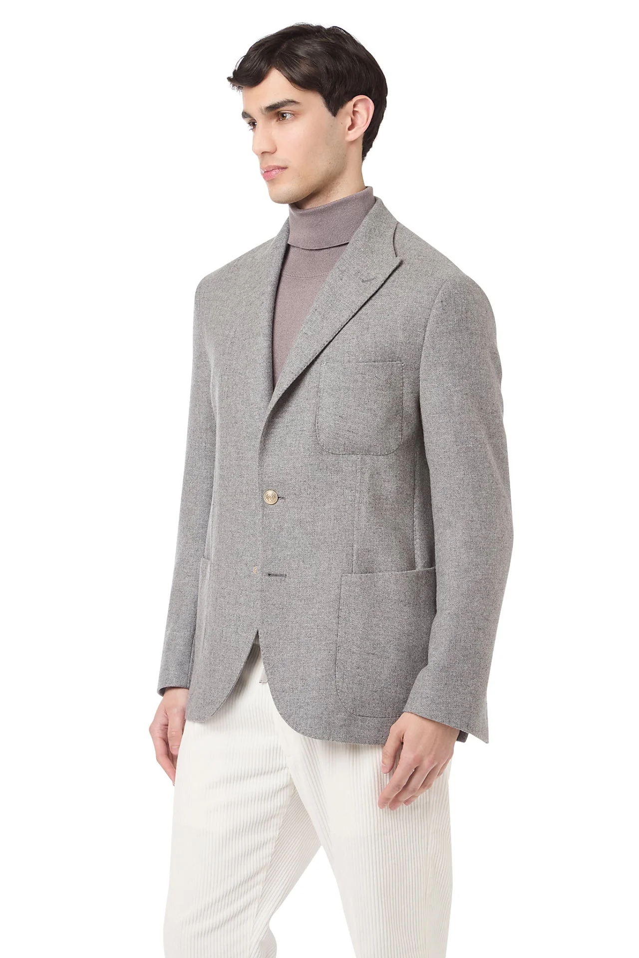 SOFT JACKET WITH 3 PATCH POCKETS - Image 3