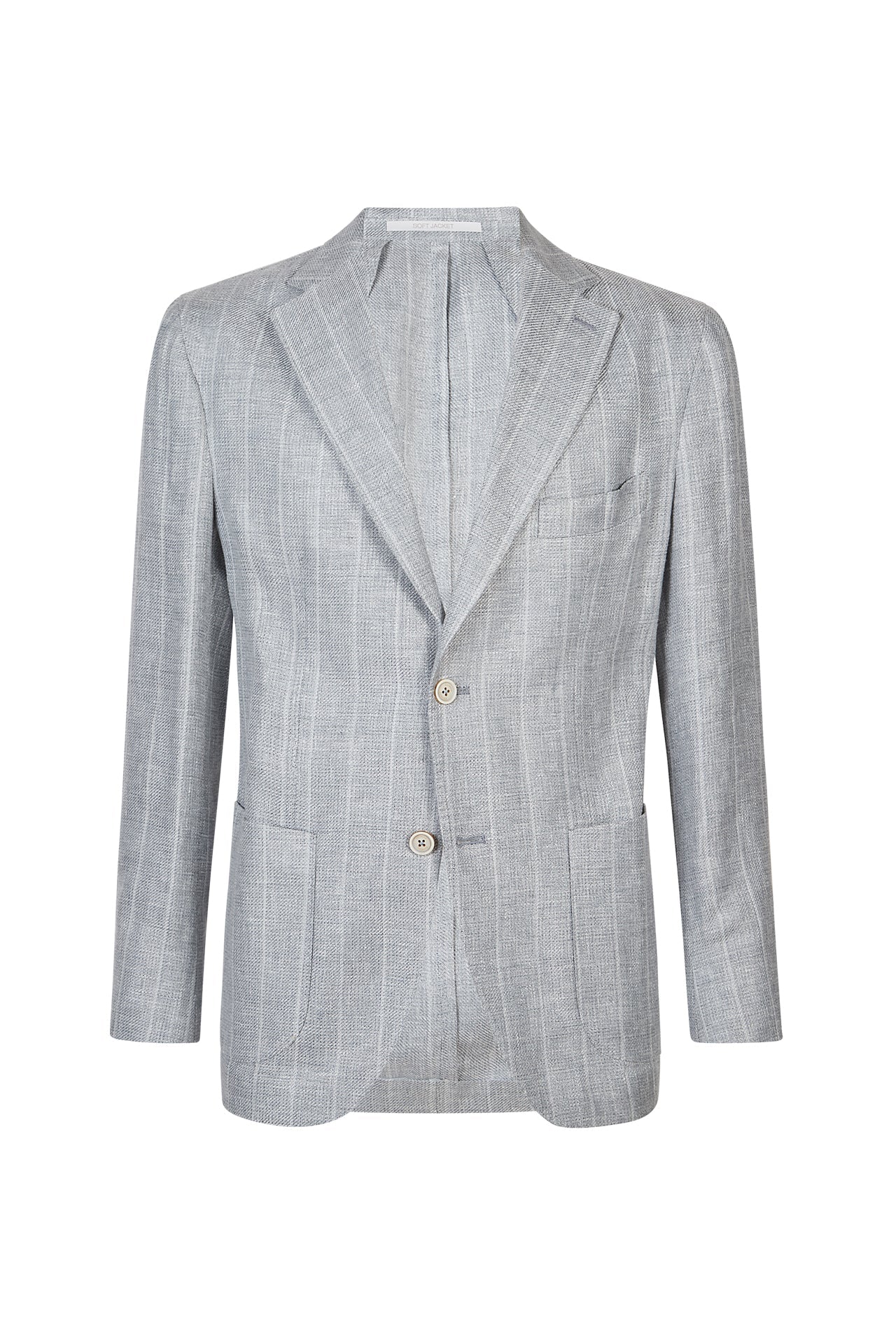 Single-Breasted Linen Cashmere Silk Jacket Slim Fit | Eleventy