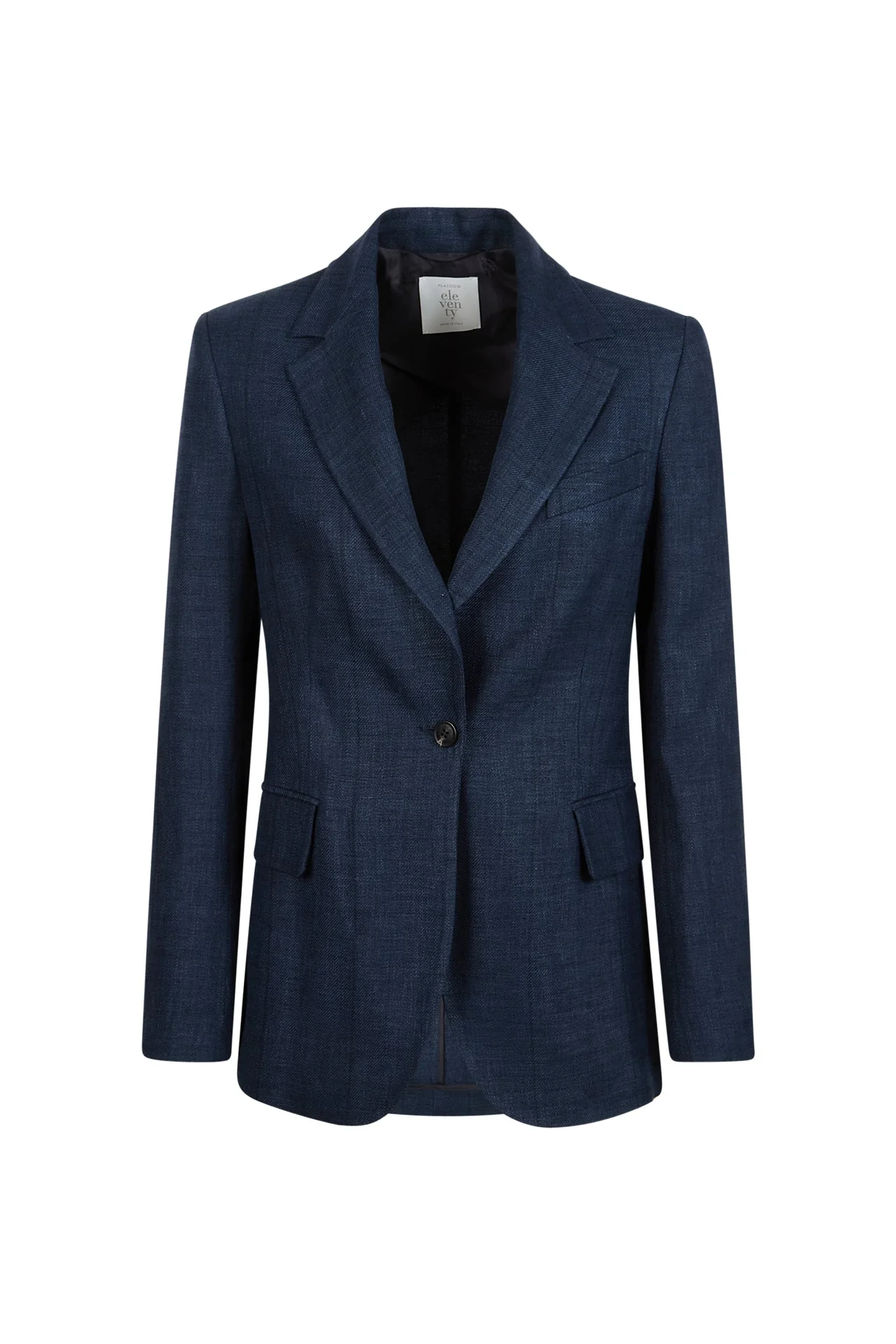 Women's Single-Breasted Linen, Wool and Silk Jacket | Eleventy
