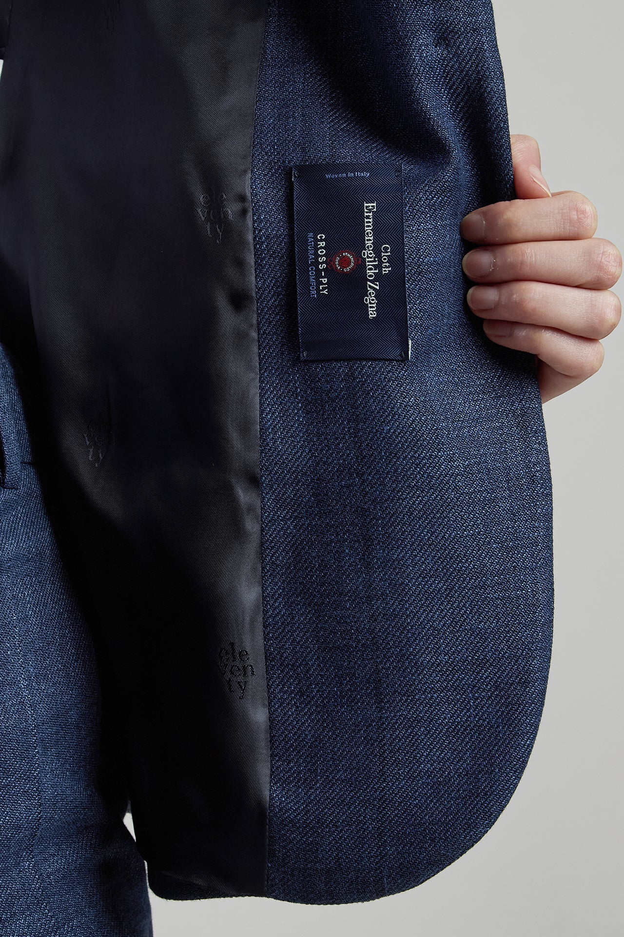 Women's Single-Breasted Linen, Wool and Silk Jacket | Eleventy - Image 5