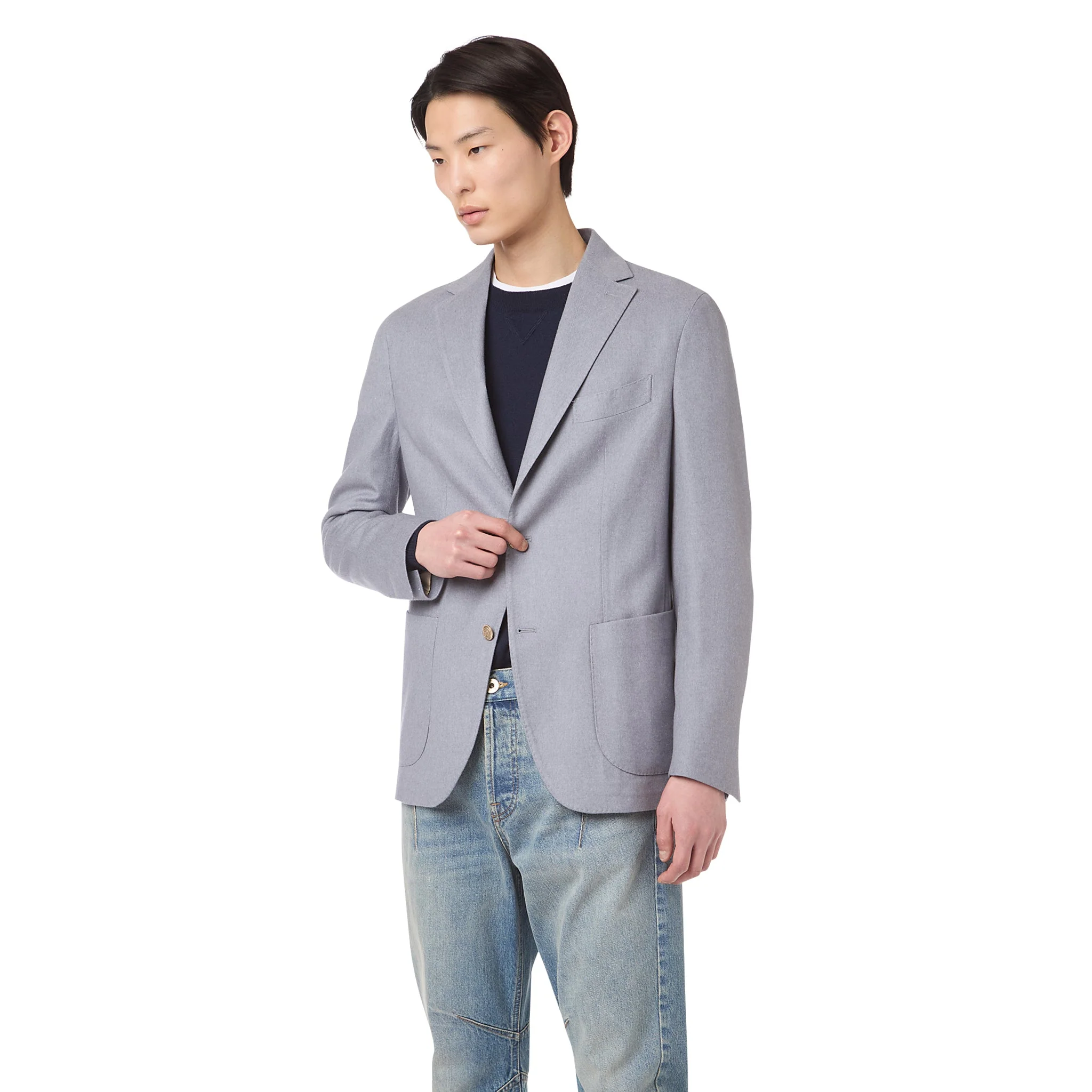 SOFT JACKET WITH PATCH POCKET - Image 3