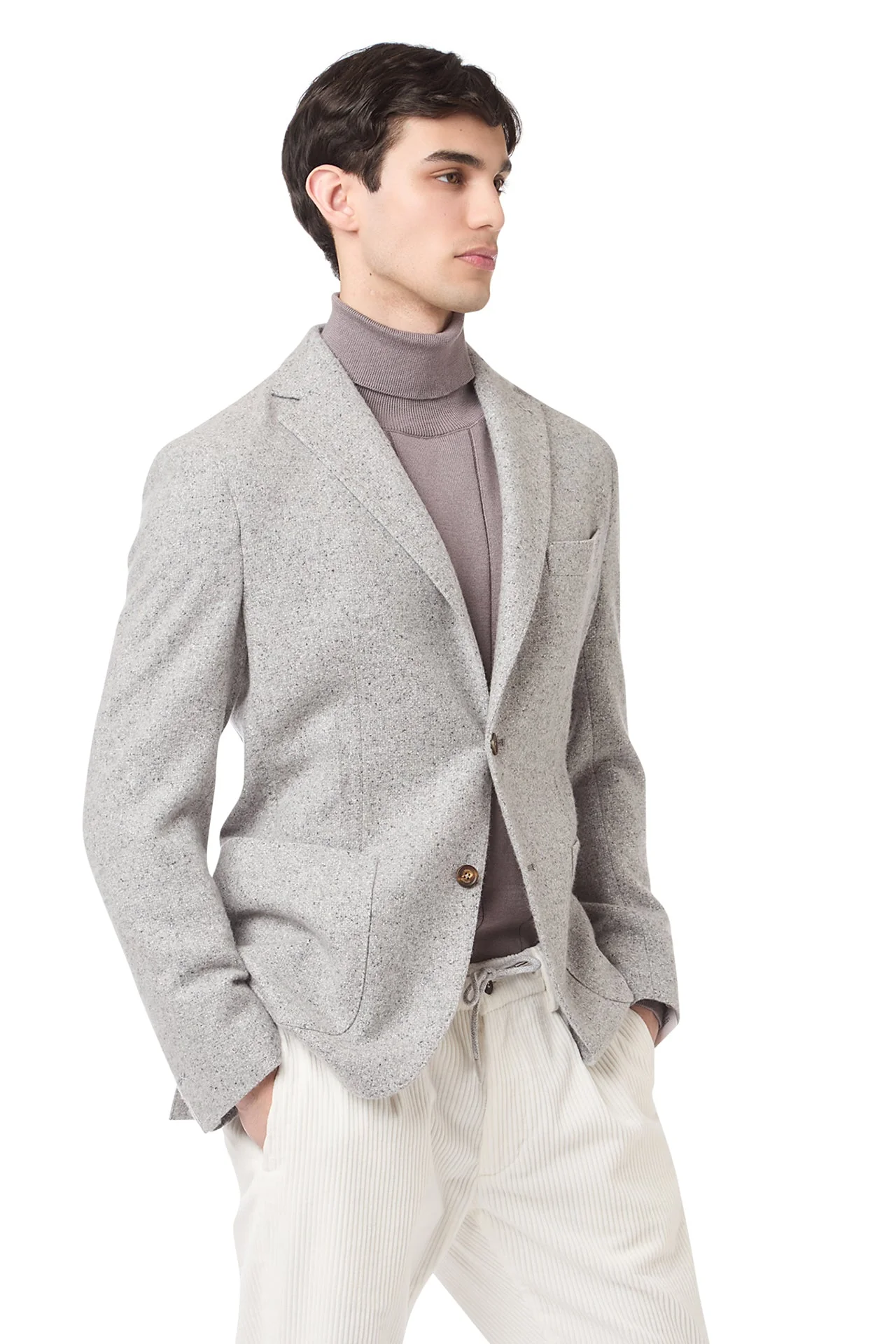 SOFT JACKET WITH PATCH POCKET - Image 3