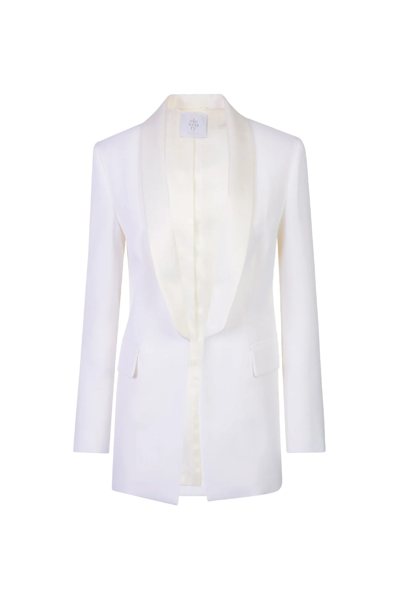 Women's Viscose and Satin Tuxedo Jacket | Eleventy