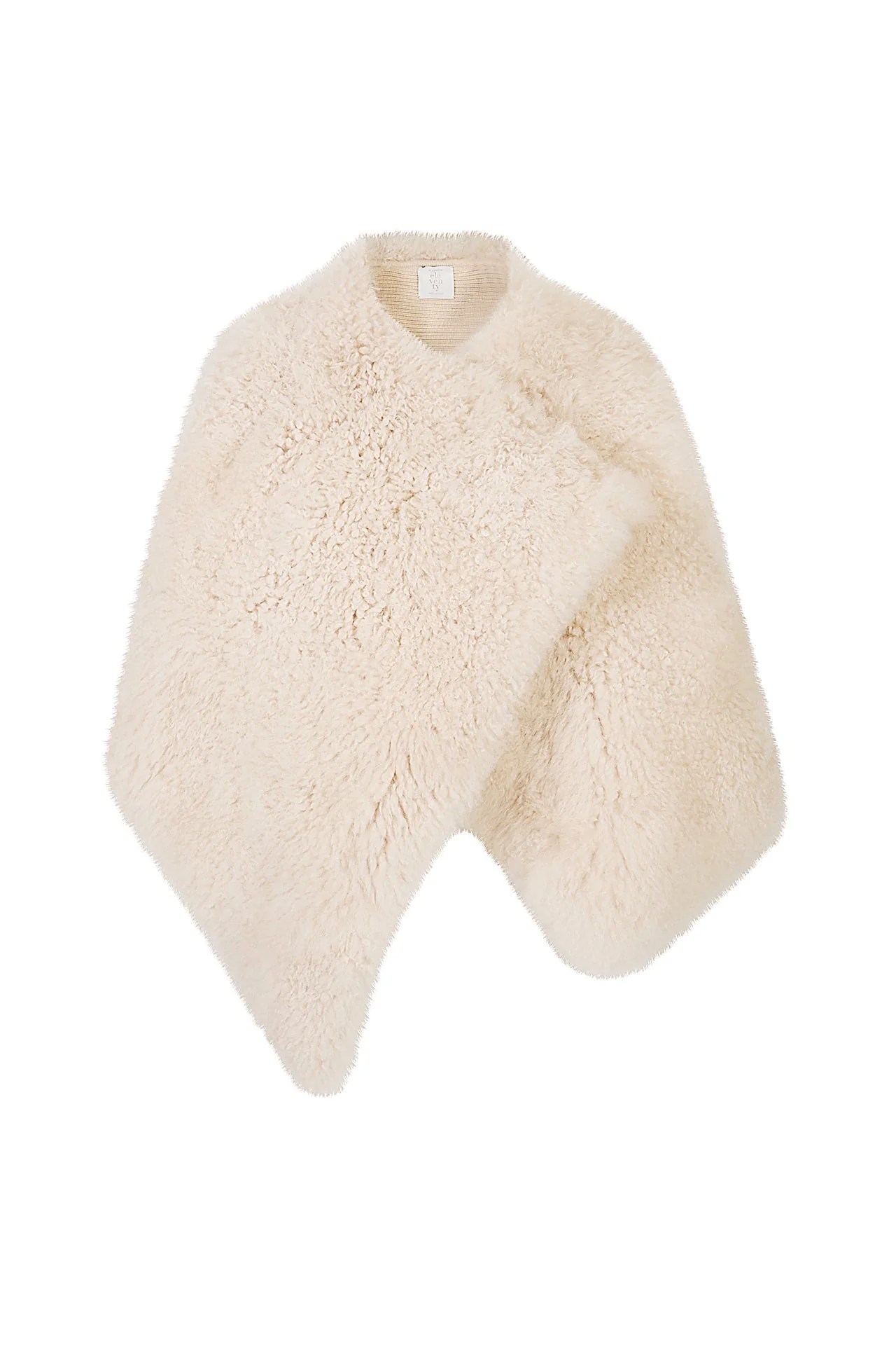 ALPACA VEST WITH KNITTED LINING