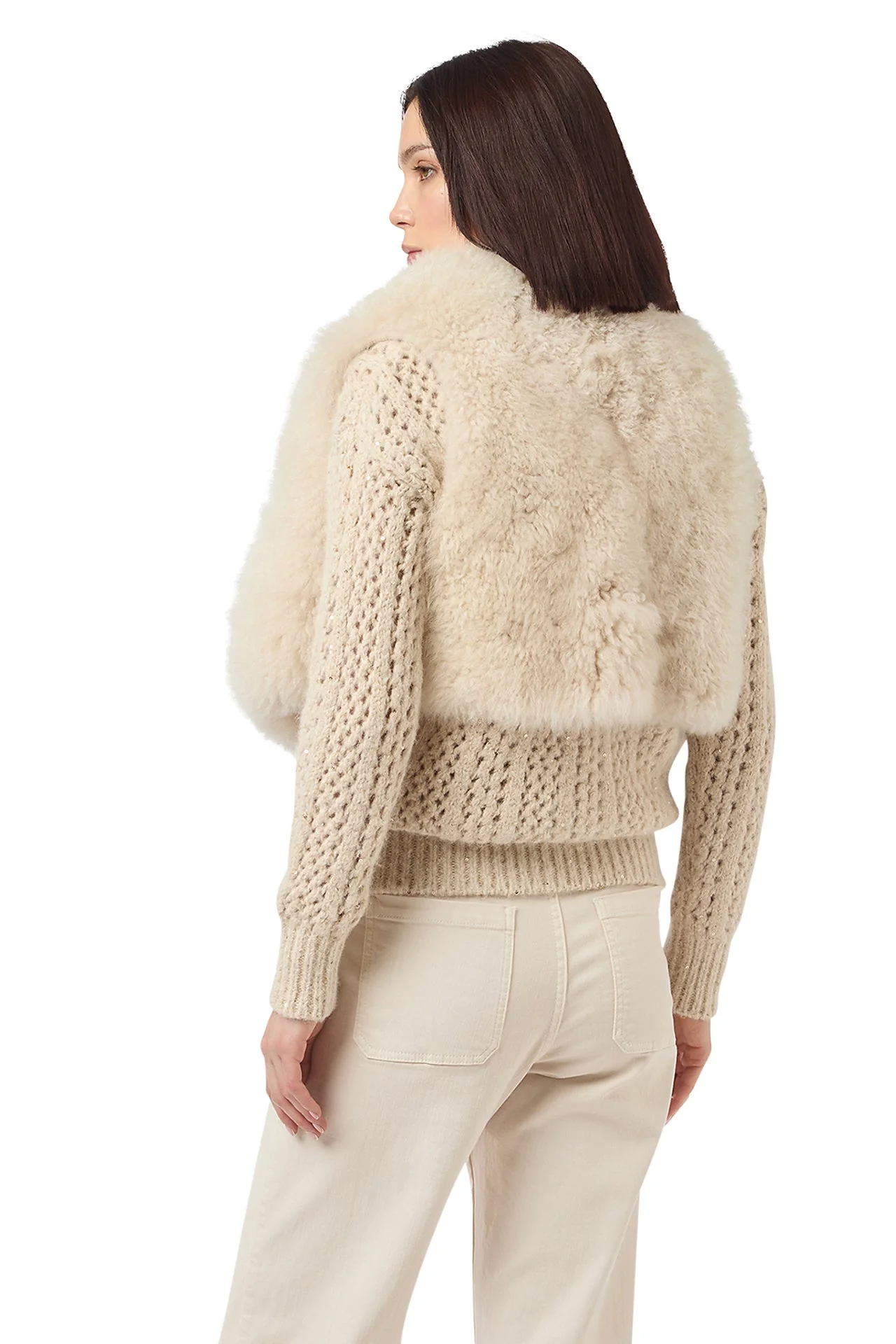 ALPACA VEST WITH KNITTED LINING - Image 4