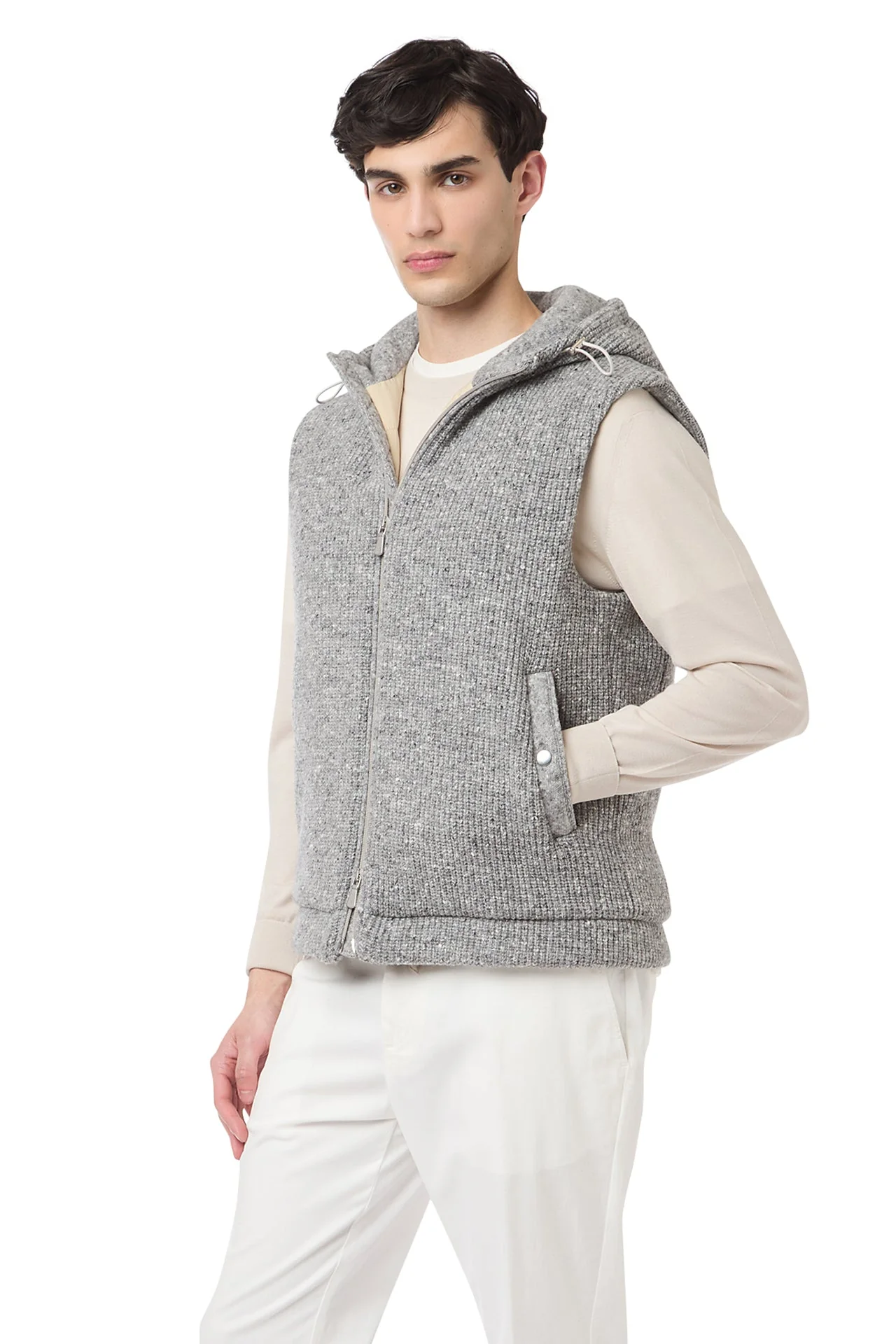 HOODED VEST - Image 3