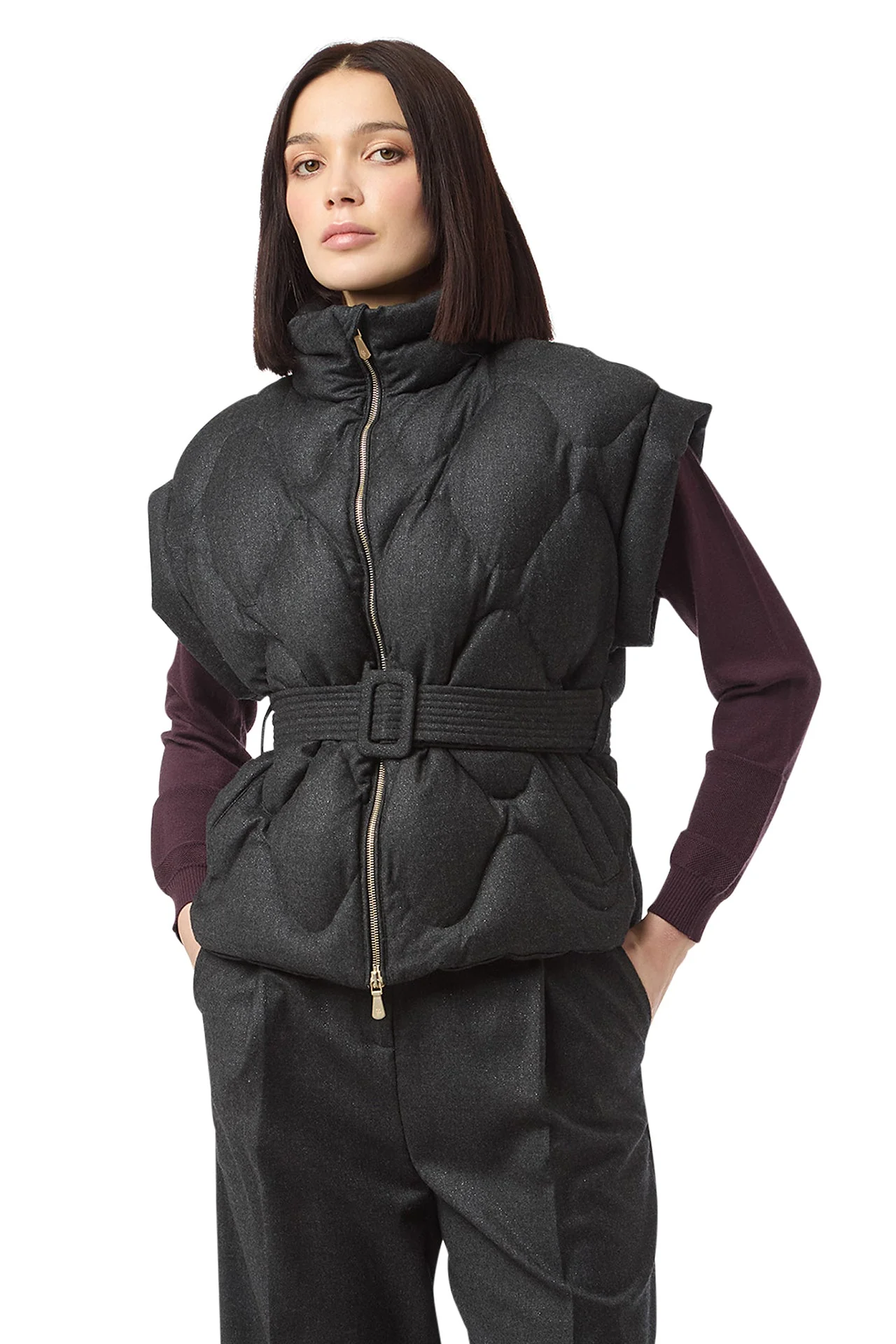 LUREX WOOL VEST