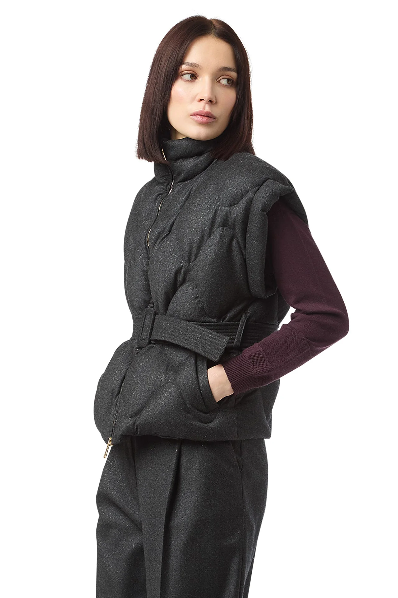 LUREX WOOL VEST - Image 2