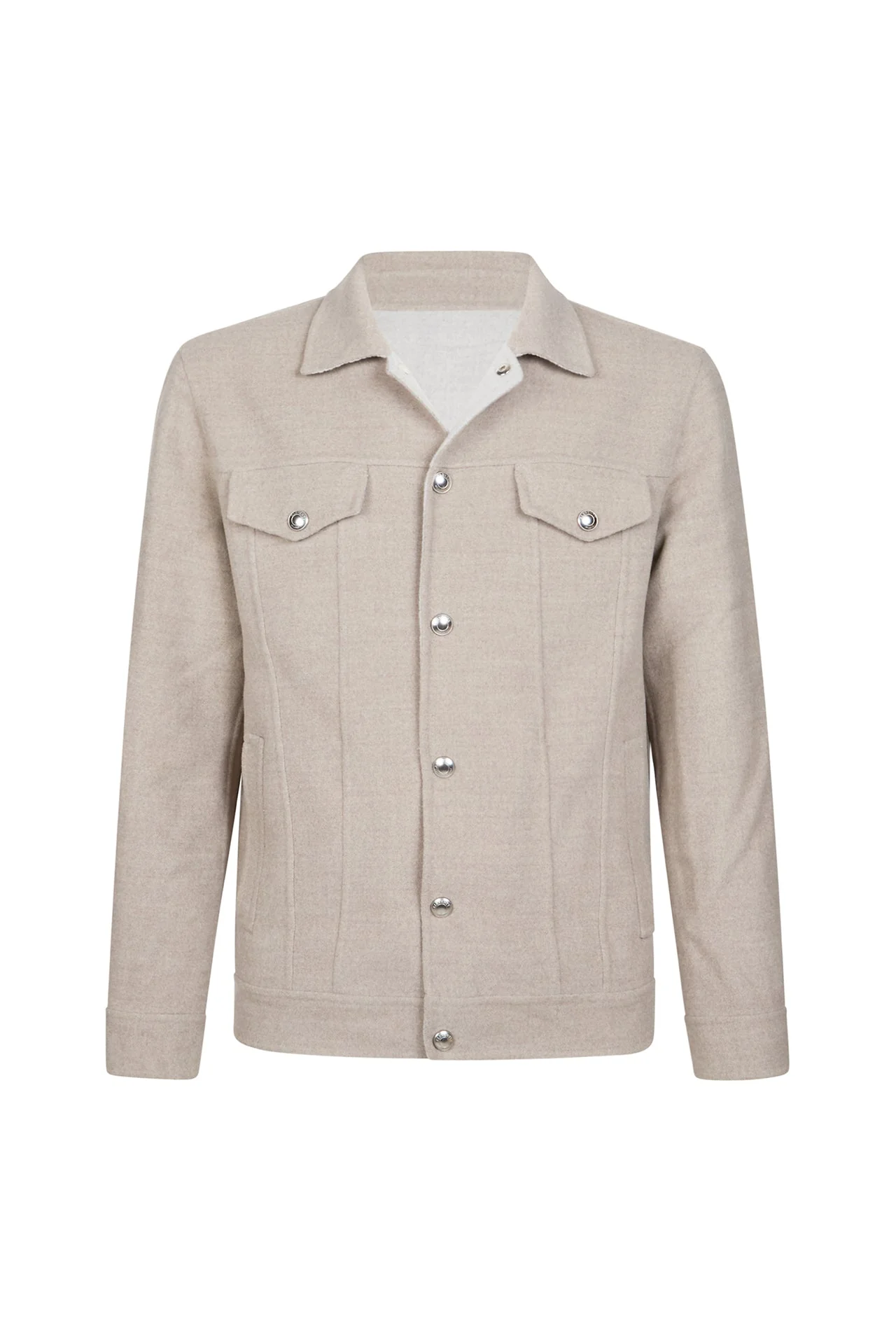 DENIM WOOL JACKET