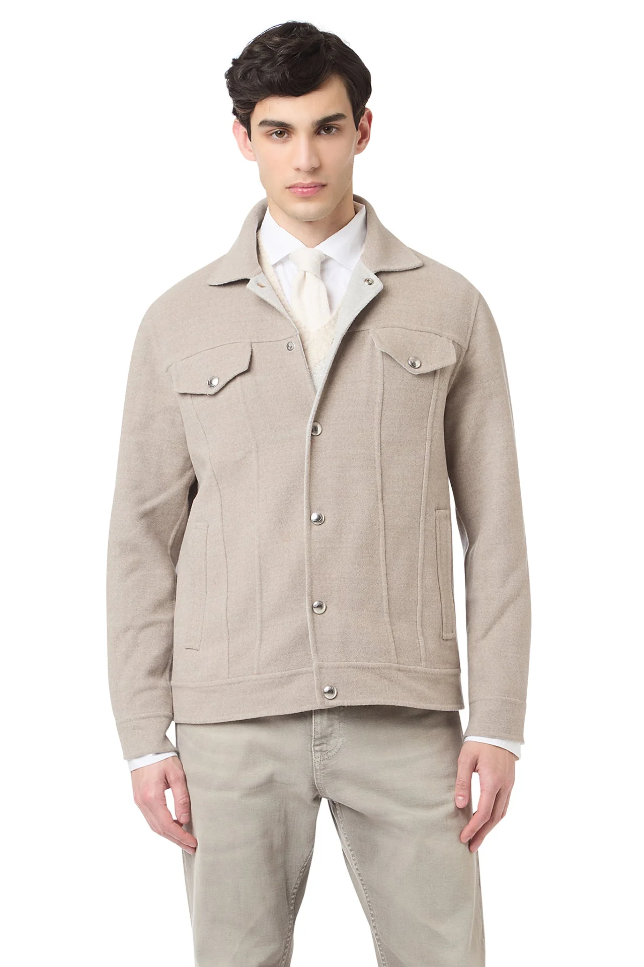 DENIM WOOL JACKET - Image 2