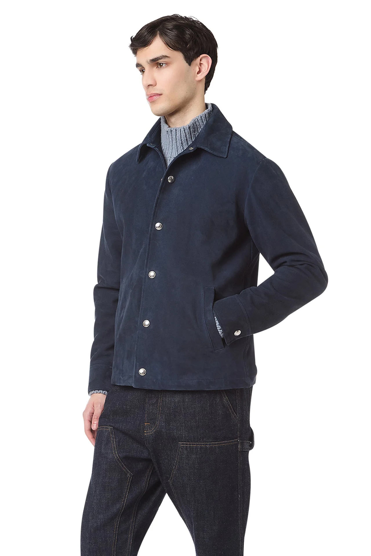 SUEDE OVERSHIRT JACKET - Image 3